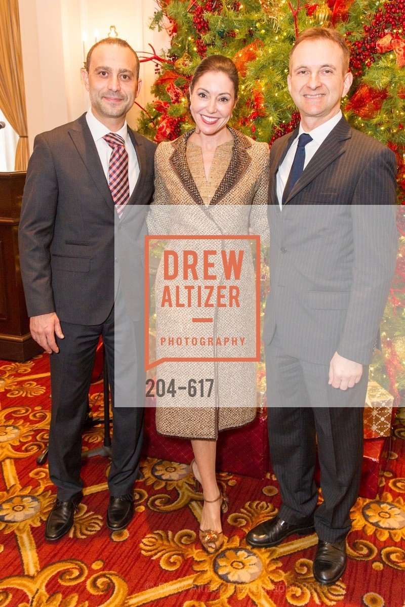Gabriele Delmonaco, Marybeth Lamotte, Mauro Battocchi, Boy's & Girls' Towns of Italy Holiday Luncheon, The Olympic Club. 524 Post Street, December 3rd, 2015,Drew Altizer, Drew Altizer Photography, full-service agency, private events, San Francisco photographer, photographer california