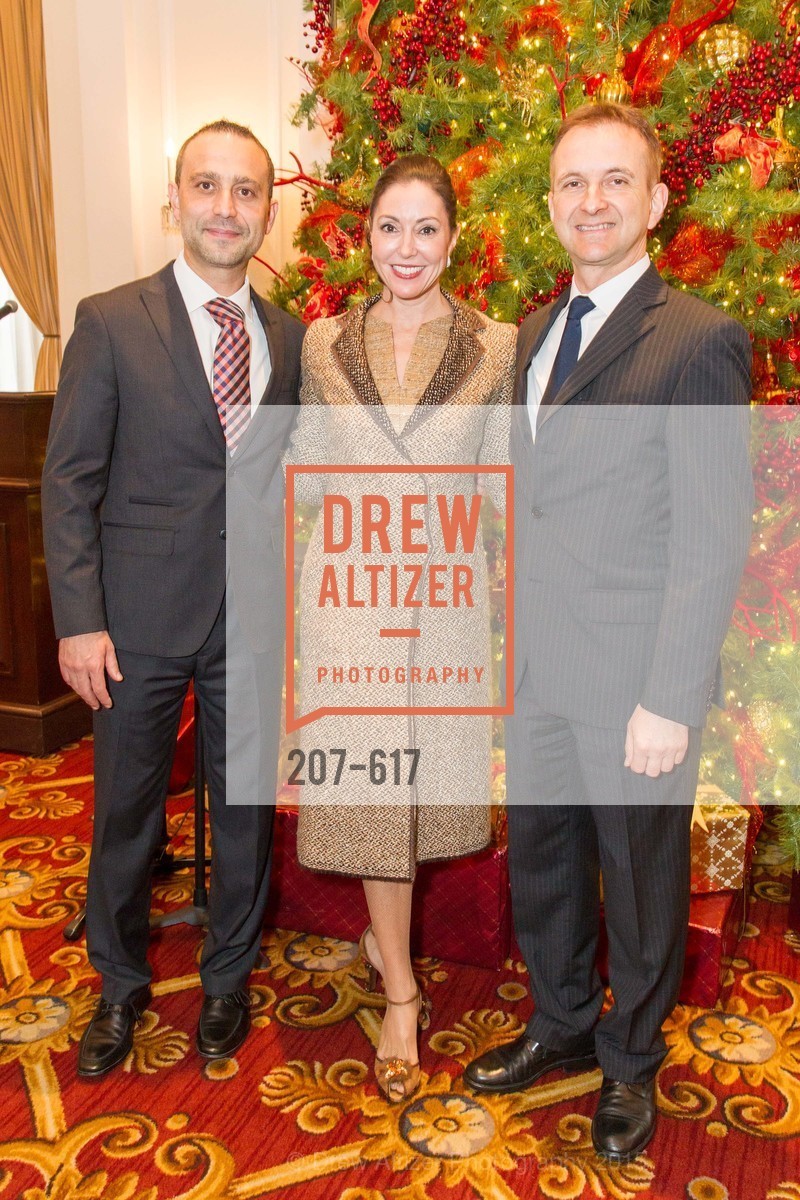 Gabriele Delmonaco, Marybeth Lamotte, Mauro Battocchi, Boy's & Girls' Towns of Italy Holiday Luncheon, The Olympic Club. 524 Post Street, December 3rd, 2015,Drew Altizer, Drew Altizer Photography, full-service event agency, private events, San Francisco photographer, photographer California