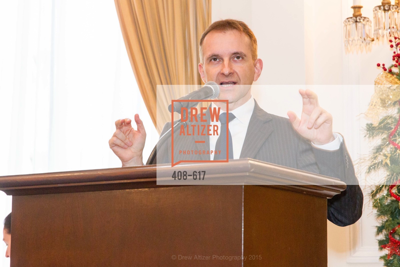 Mauro Battocchi, Boy's & Girls' Towns of Italy Holiday Luncheon, The Olympic Club. 524 Post Street, December 3rd, 2015,Drew Altizer, Drew Altizer Photography, full-service agency, private events, San Francisco photographer, photographer california
