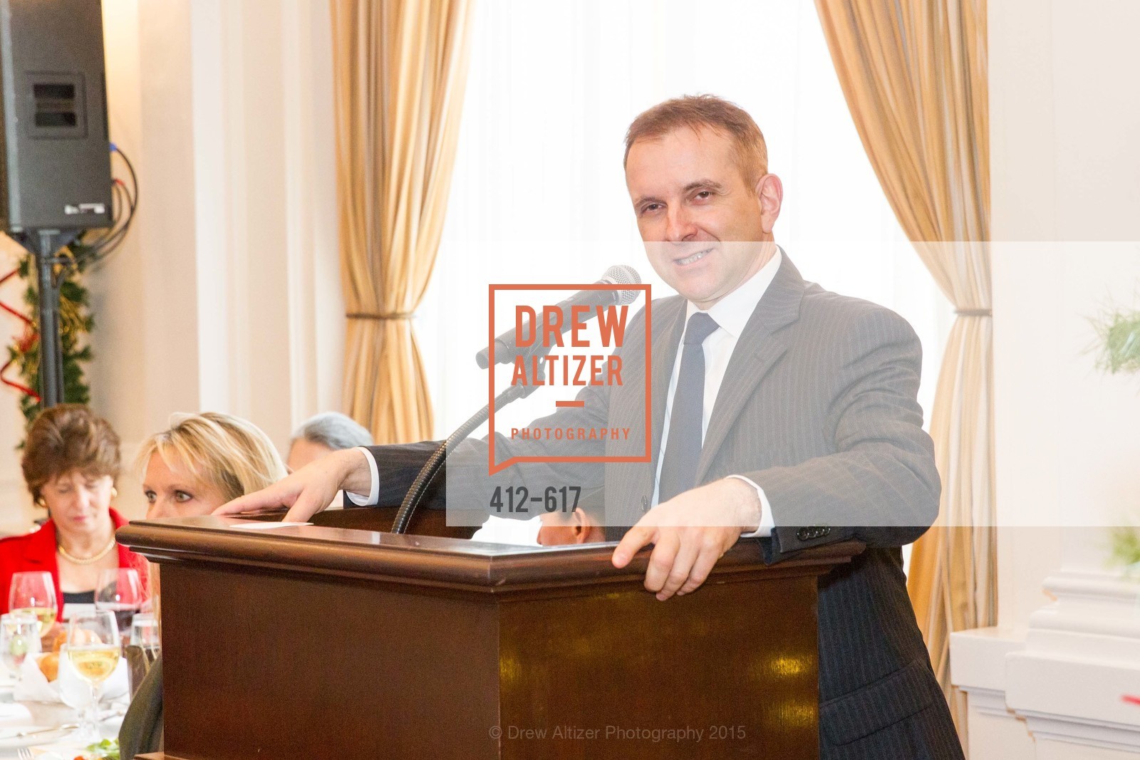 Mauro Battocchi, Boy's & Girls' Towns of Italy Holiday Luncheon, The Olympic Club. 524 Post Street, December 3rd, 2015,Drew Altizer, Drew Altizer Photography, full-service agency, private events, San Francisco photographer, photographer california