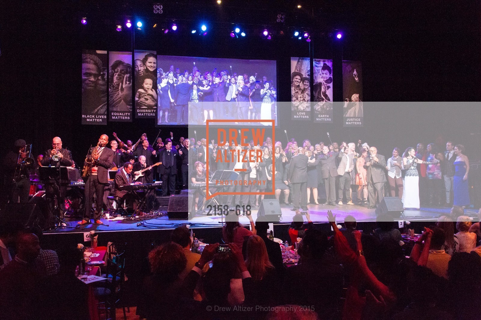 Cecil Williams, Janice Mirikitani, GLIDE’s Annual Holiday Jam: Love Matters, The Warfield Theatre. 982 Market, December 3rd, 2015,Drew Altizer, Drew Altizer Photography, full-service event agency, private events, San Francisco photographer, photographer California