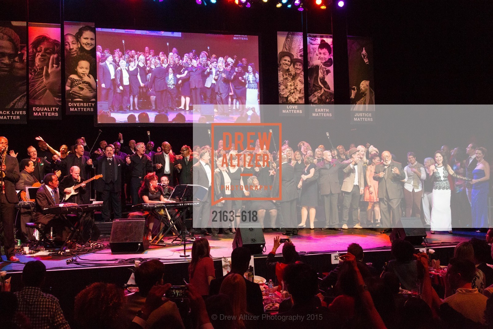 Cecil Williams, Janice Mirikitani, GLIDE’s Annual Holiday Jam: Love Matters, The Warfield Theatre. 982 Market, December 3rd, 2015,Drew Altizer, Drew Altizer Photography, full-service agency, private events, San Francisco photographer, photographer california