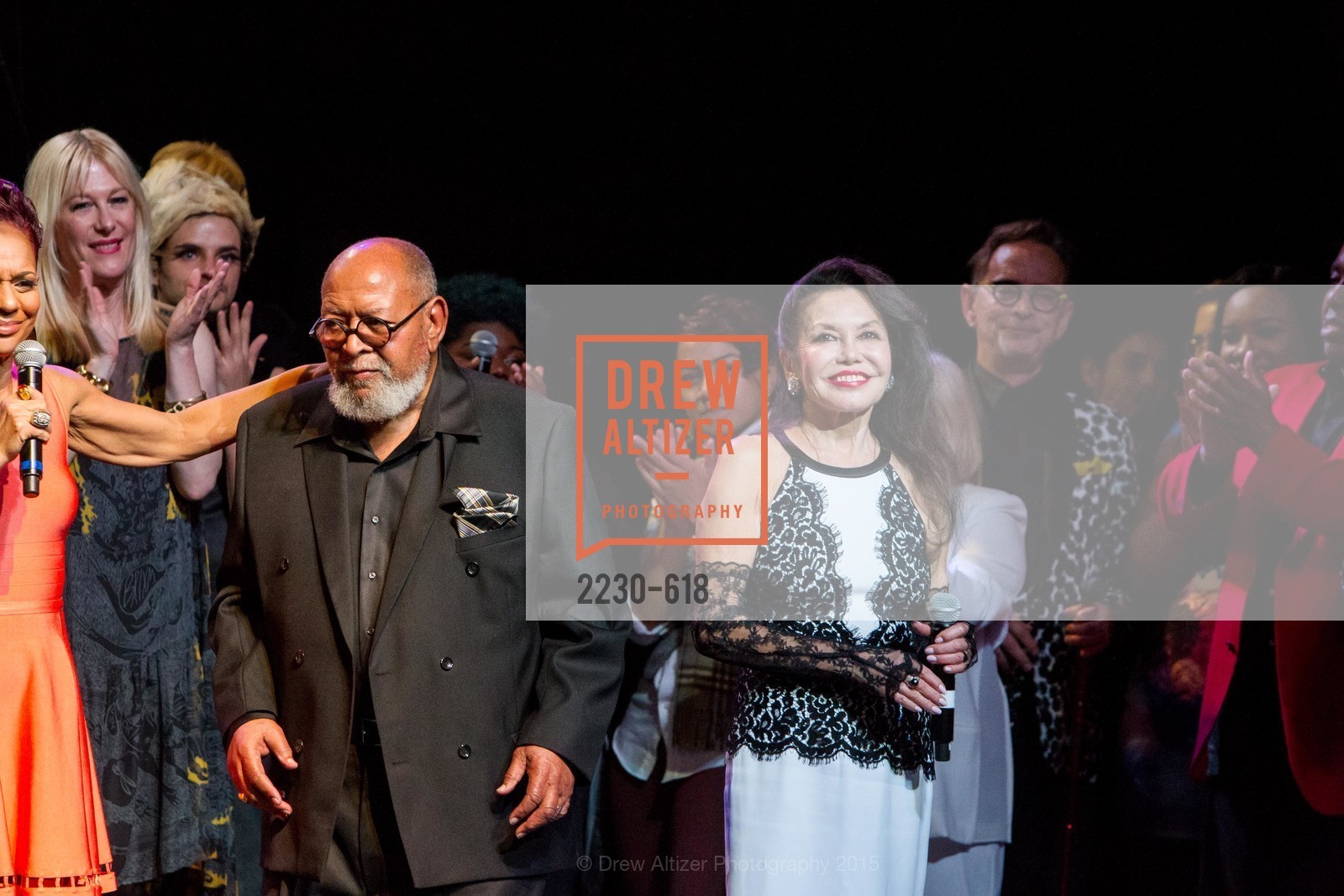 Renel Brooks-Moon, Cecil Williams, Janice Mirikitani, GLIDE’s Annual Holiday Jam: Love Matters, The Warfield Theatre. 982 Market, December 3rd, 2015,Drew Altizer, Drew Altizer Photography, full-service agency, private events, San Francisco photographer, photographer california