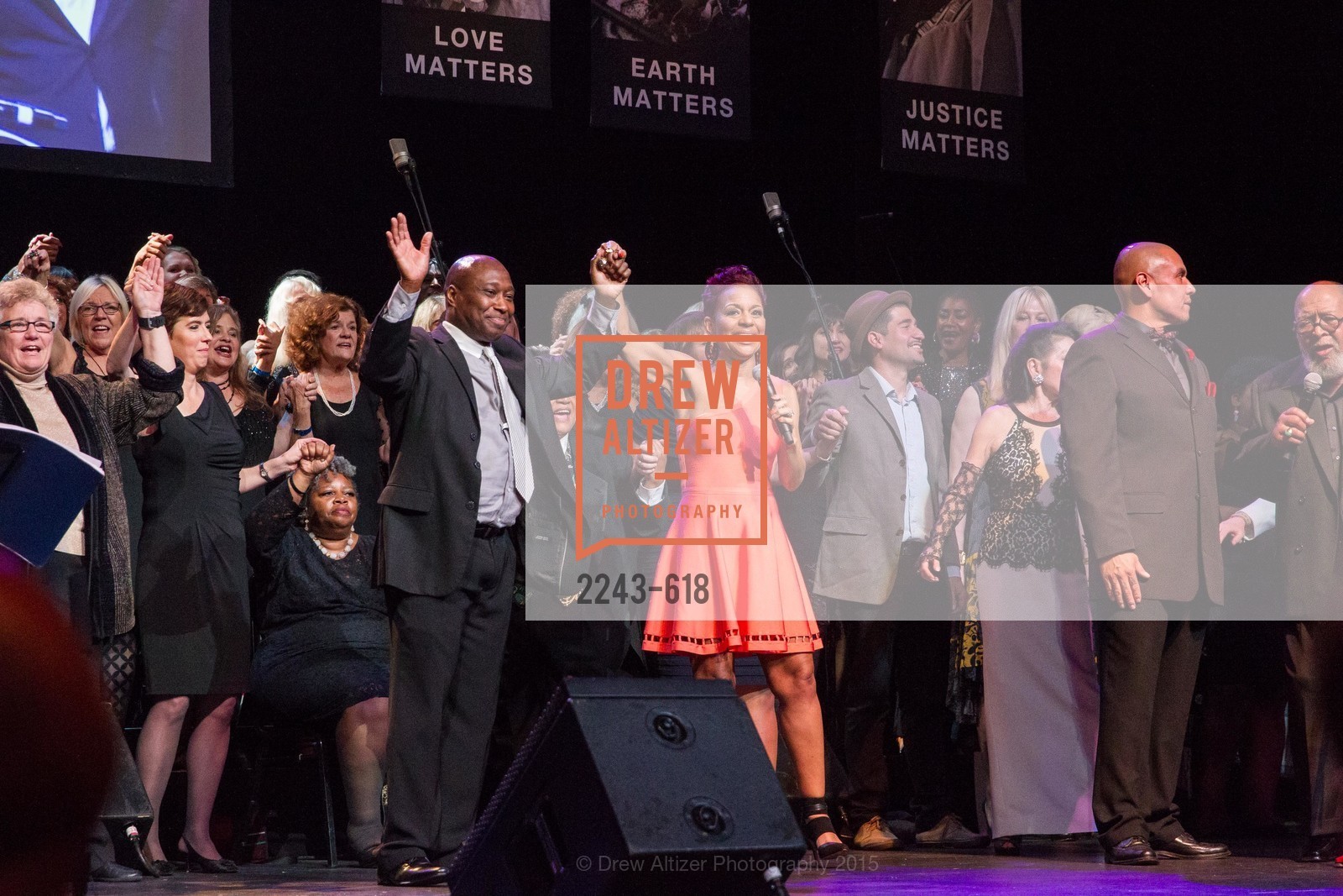 Rita Shimmin, Renel Brooks-Moon, GLIDE’s Annual Holiday Jam: Love Matters, The Warfield Theatre. 982 Market, December 3rd, 2015,Drew Altizer, Drew Altizer Photography, full-service agency, private events, San Francisco photographer, photographer california