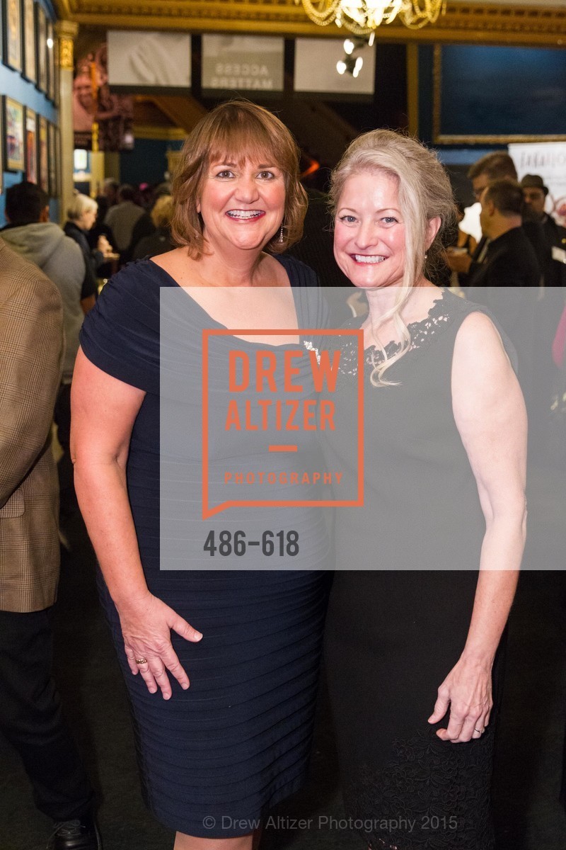 Karen Oliveto, Robin Ridenour, GLIDE’s Annual Holiday Jam: Love Matters, The Warfield Theatre. 982 Market, December 3rd, 2015, Photo #486-618 Karen Oliveto, Robin Ridenour, Photo #486-618