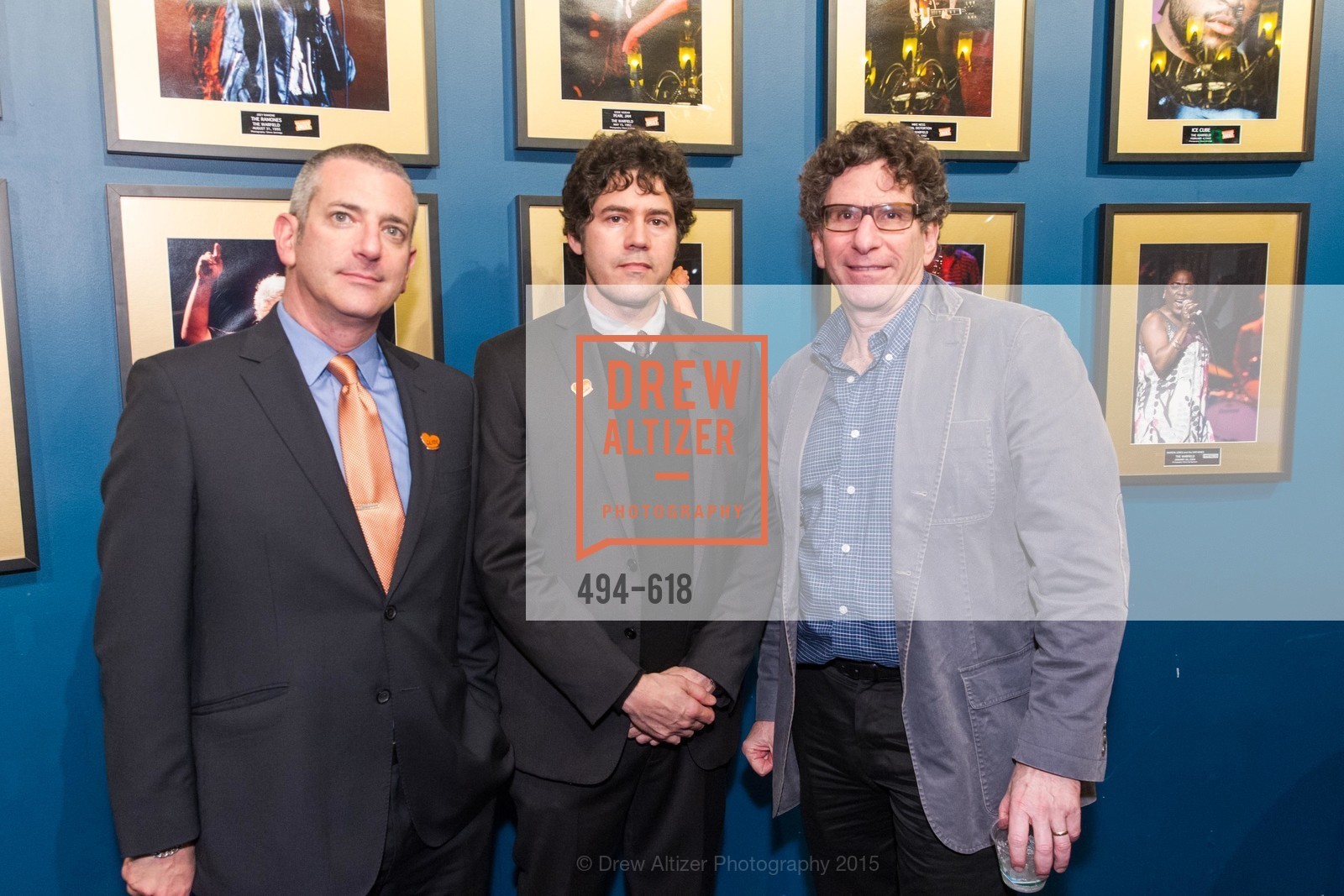 Stephen Jenkins, Robert Avila, Nate Levine, GLIDE’s Annual Holiday Jam: Love Matters, The Warfield Theatre. 982 Market, December 3rd, 2015, Photo #494-618 Stephen Jenkins, Robert Avila, Nate Levine, Photo #494-618