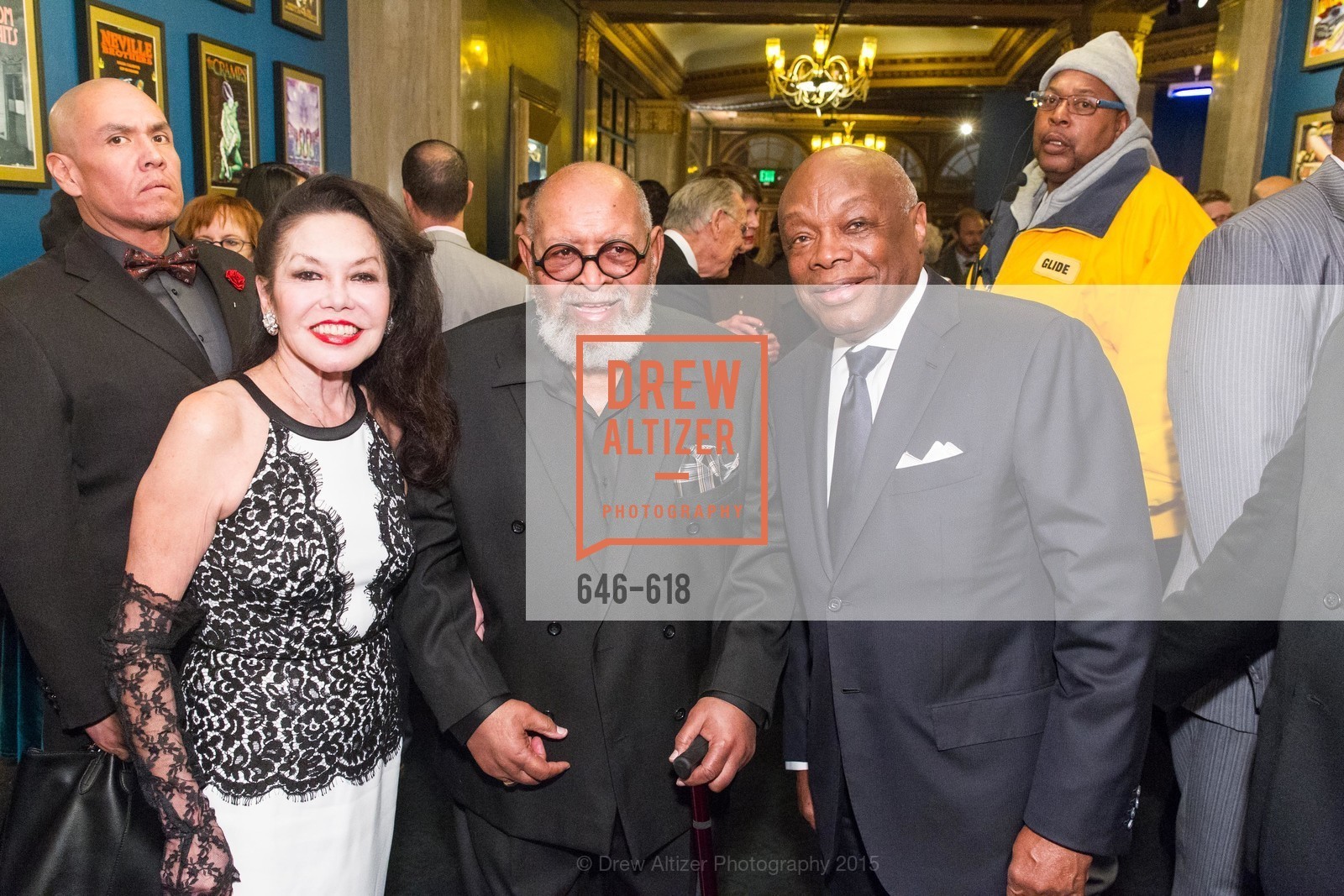 Janice Mirikitani, Cecil Williams, Willie Brown, GLIDE’s Annual Holiday Jam: Love Matters, The Warfield Theatre. 982 Market, December 3rd, 2015,Drew Altizer, Drew Altizer Photography, full-service agency, private events, San Francisco photographer, photographer california