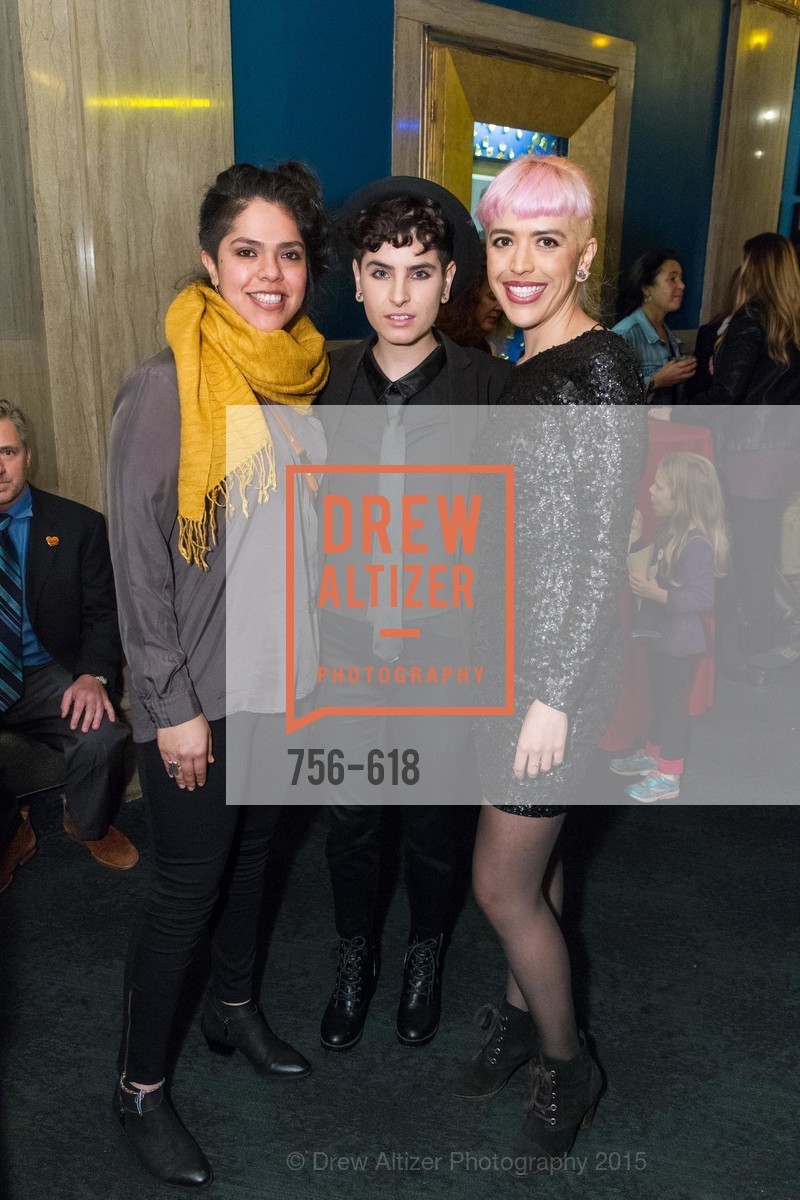 Teresa Vargas, Leanna Delgado Lopera, Laura Ceron Melo, GLIDE’s Annual Holiday Jam: Love Matters, The Warfield Theatre. 982 Market, December 3rd, 2015,Drew Altizer, Drew Altizer Photography, full-service agency, private events, San Francisco photographer, photographer california