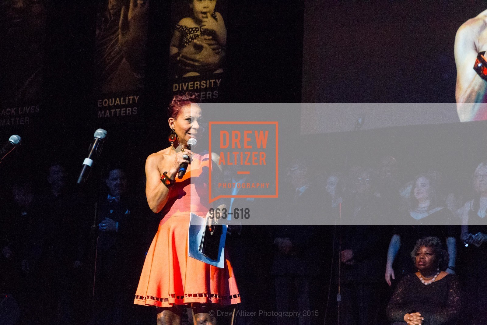 Renel Brooks-Moon, GLIDE’s Annual Holiday Jam: Love Matters, The Warfield Theatre. 982 Market, December 3rd, 2015,Drew Altizer, Drew Altizer Photography, full-service agency, private events, San Francisco photographer, photographer california