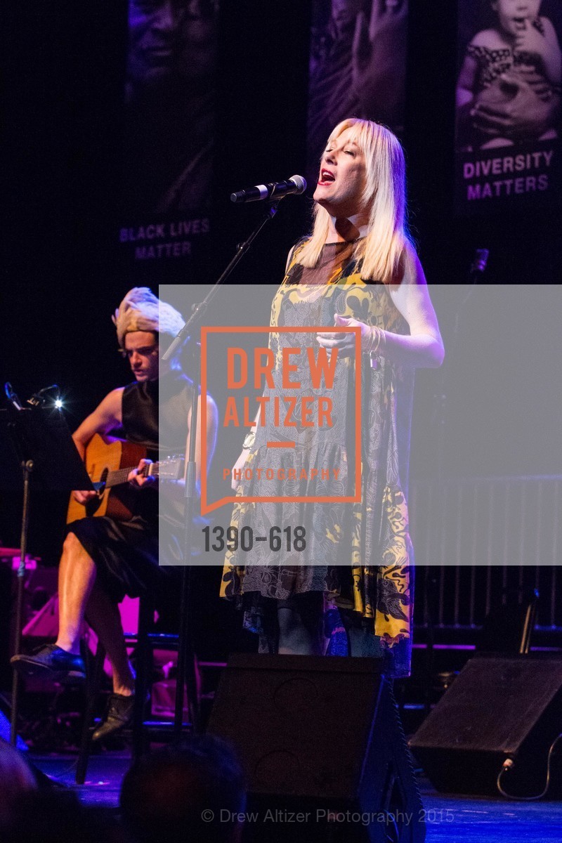 Performance By Justin Vivian Bond, GLIDE’s Annual Holiday Jam: Love Matters, The Warfield Theatre. 982 Market, December 3rd, 2015,Drew Altizer, Drew Altizer Photography, full-service agency, private events, San Francisco photographer, photographer california
