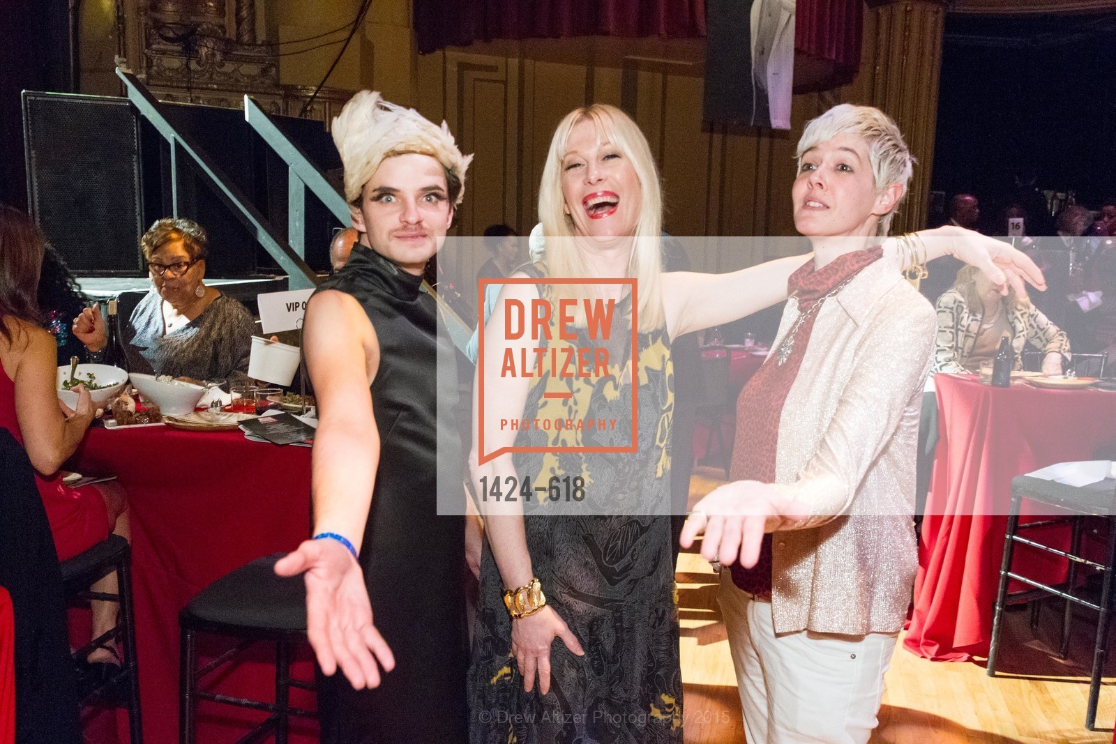 Nath Ann Carrera, Justin Vivian Bond, Jill Rider, GLIDE’s Annual Holiday Jam: Love Matters, The Warfield Theatre. 982 Market, December 3rd, 2015,Drew Altizer, Drew Altizer Photography, full-service agency, private events, San Francisco photographer, photographer california