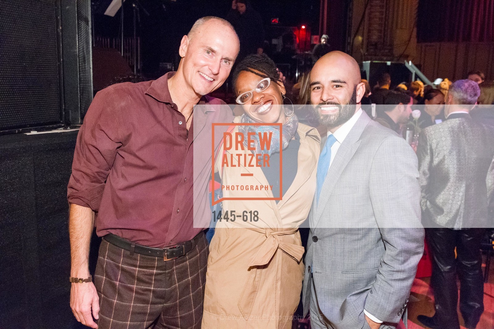 Chip Conley, Lateefah Simon, Edwin Lindo, GLIDE’s Annual Holiday Jam: Love Matters, The Warfield Theatre. 982 Market, December 3rd, 2015,Drew Altizer, Drew Altizer Photography, full-service agency, private events, San Francisco photographer, photographer california