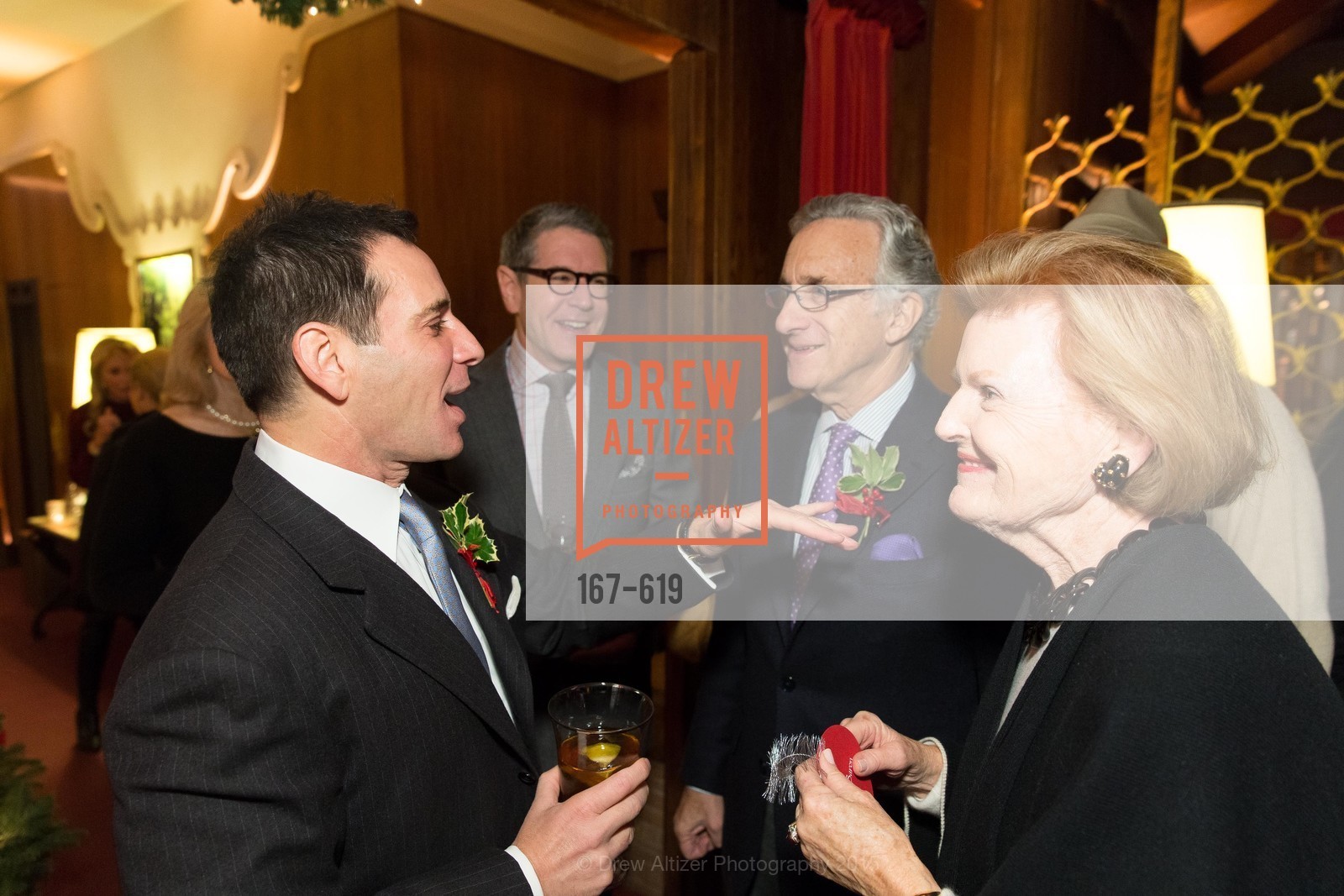 Seth Matarasso, Steven Volpe, Barry Baron, Connie Goodyear Baron, Shansby/Matarasso Holiday Lunch, Bimbo's 365 Club. 1025 Columbus Ave, December 4th, 2015,Drew Altizer, Drew Altizer Photography, full-service agency, private events, San Francisco photographer, photographer california