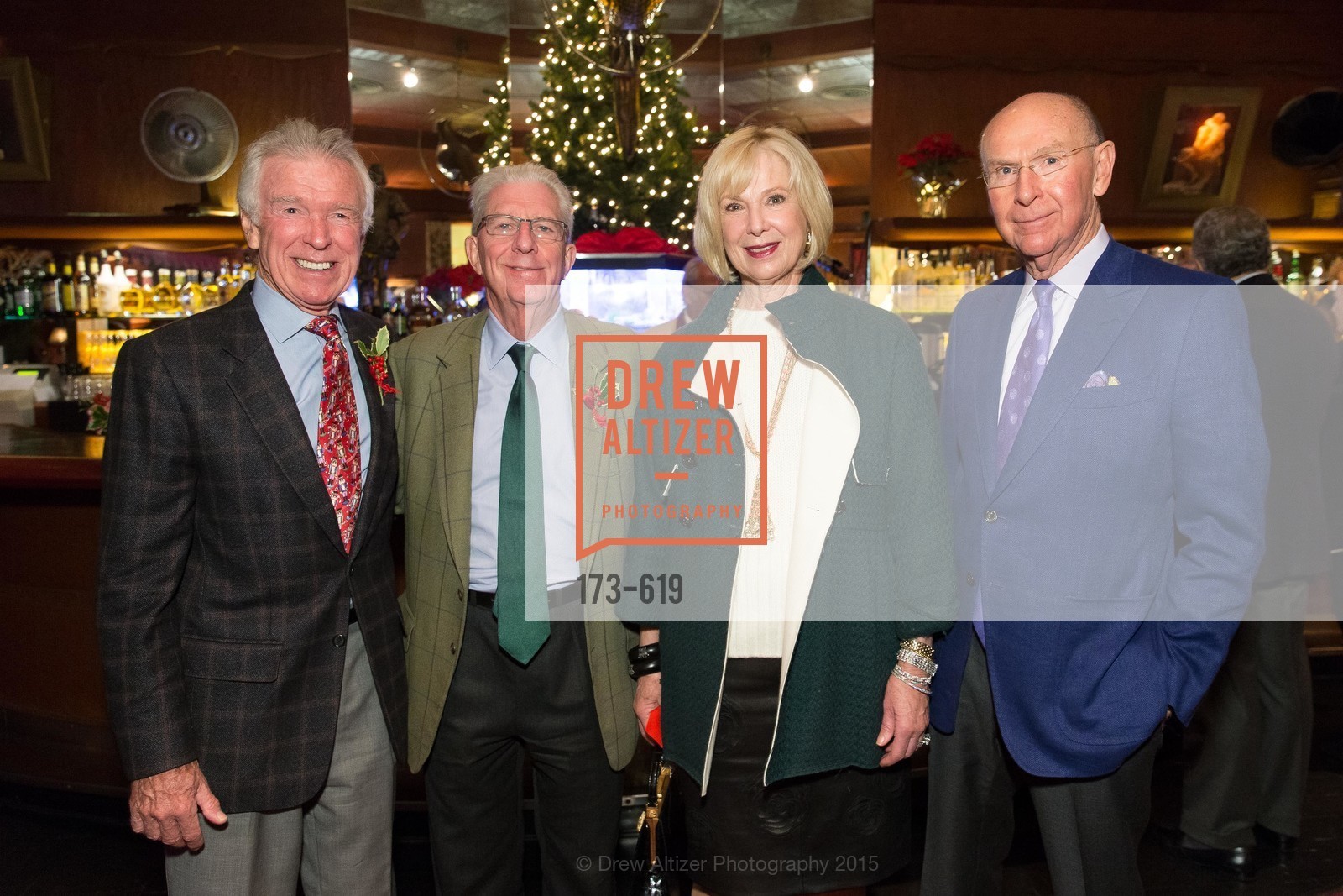 Dan Kasper, Rich Guggenhime, Kaye Heafey, Richard Heafey, Shansby/Matarasso Holiday Lunch, Bimbo's 365 Club. 1025 Columbus Ave, December 4th, 2015,Drew Altizer, Drew Altizer Photography, full-service agency, private events, San Francisco photographer, photographer california