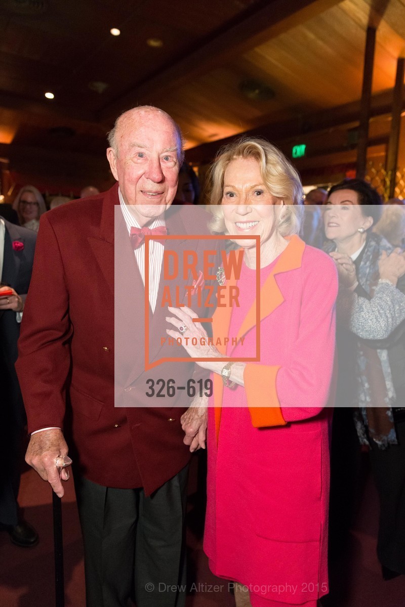 George Shultz, Charlotte Shultz, Shansby/Matarasso Holiday Lunch, Bimbo's 365 Club. 1025 Columbus Ave, December 4th, 2015,Drew Altizer, Drew Altizer Photography, full-service agency, private events, San Francisco photographer, photographer california
