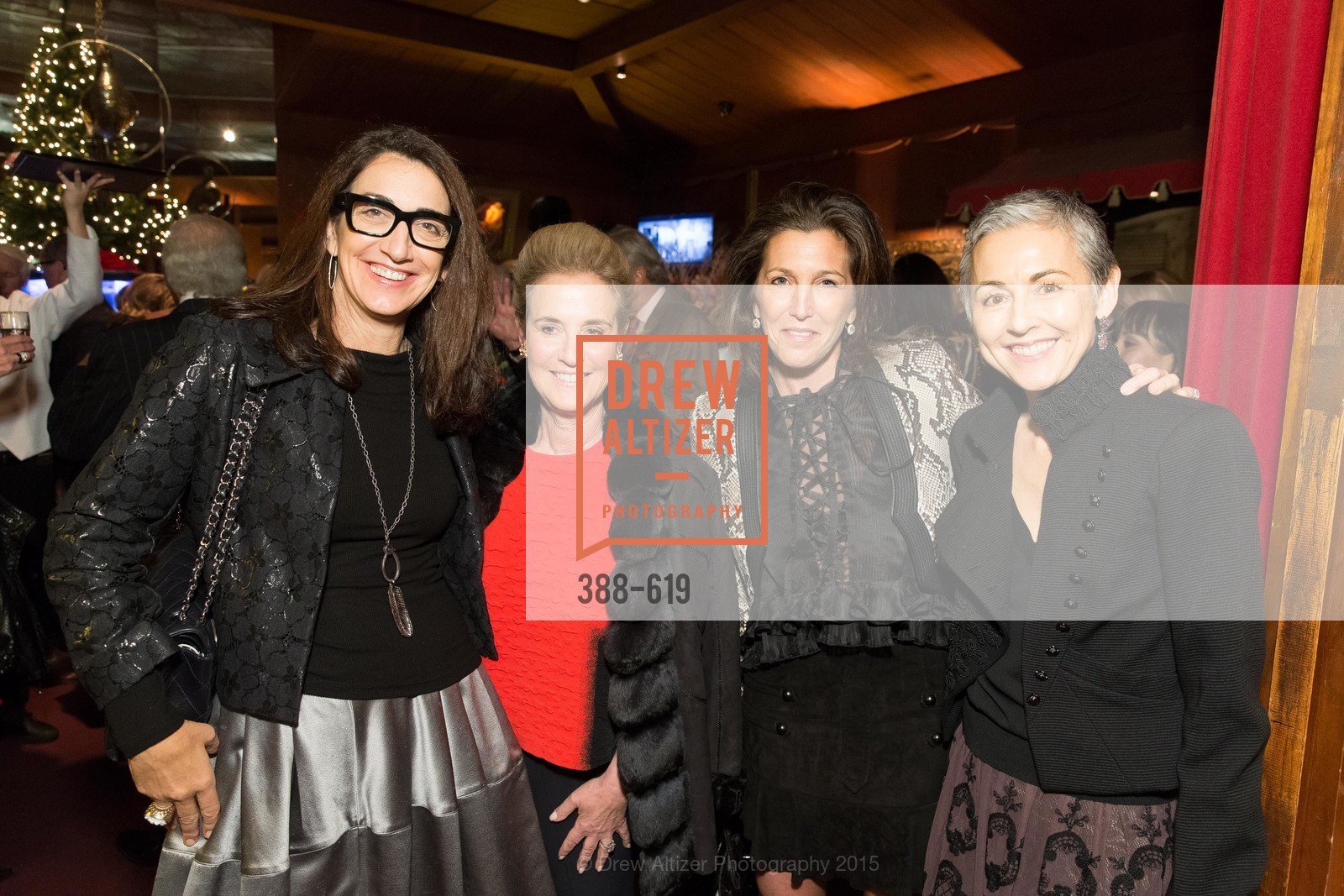 Pam Baer, Lisa Goldman, Sloan Barnett, Sako Fisher, Shansby/Matarasso Holiday Lunch, Bimbo's 365 Club. 1025 Columbus Ave, December 4th, 2015,Drew Altizer, Drew Altizer Photography, full-service agency, private events, San Francisco photographer, photographer california