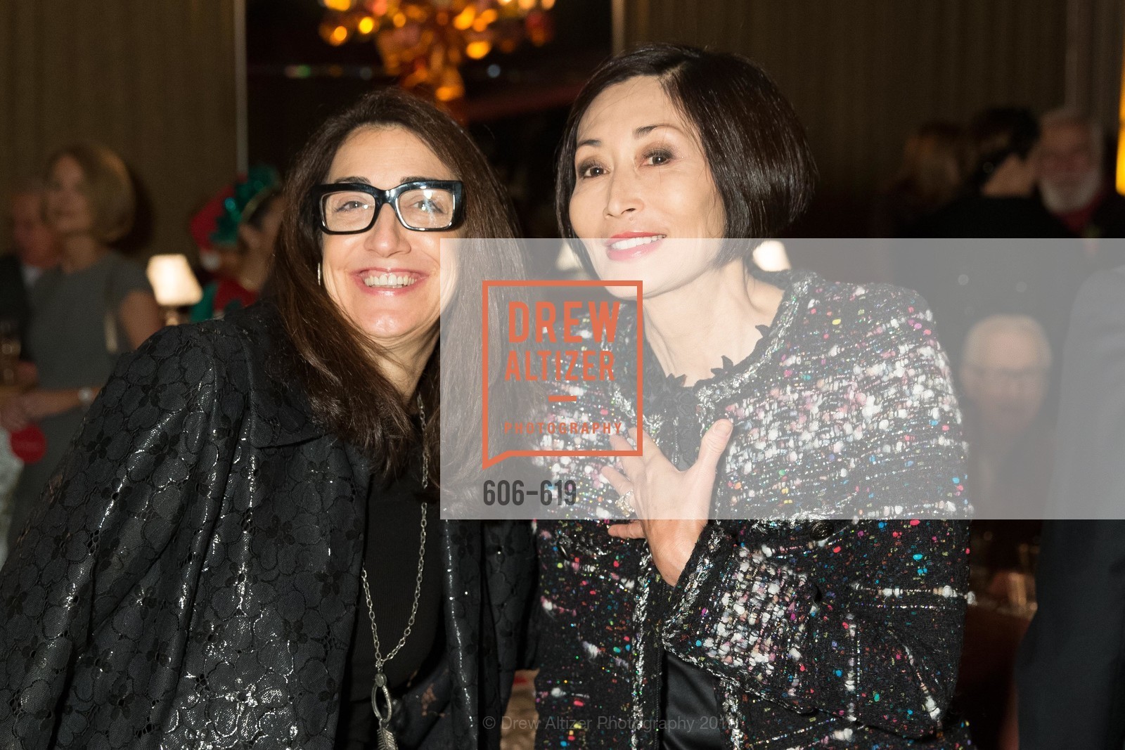 Pam Baer, Yurie Pascarella, Shansby/Matarasso Holiday Lunch, Bimbo's 365 Club. 1025 Columbus Ave, December 4th, 2015,Drew Altizer, Drew Altizer Photography, full-service event agency, private events, San Francisco photographer, photographer California