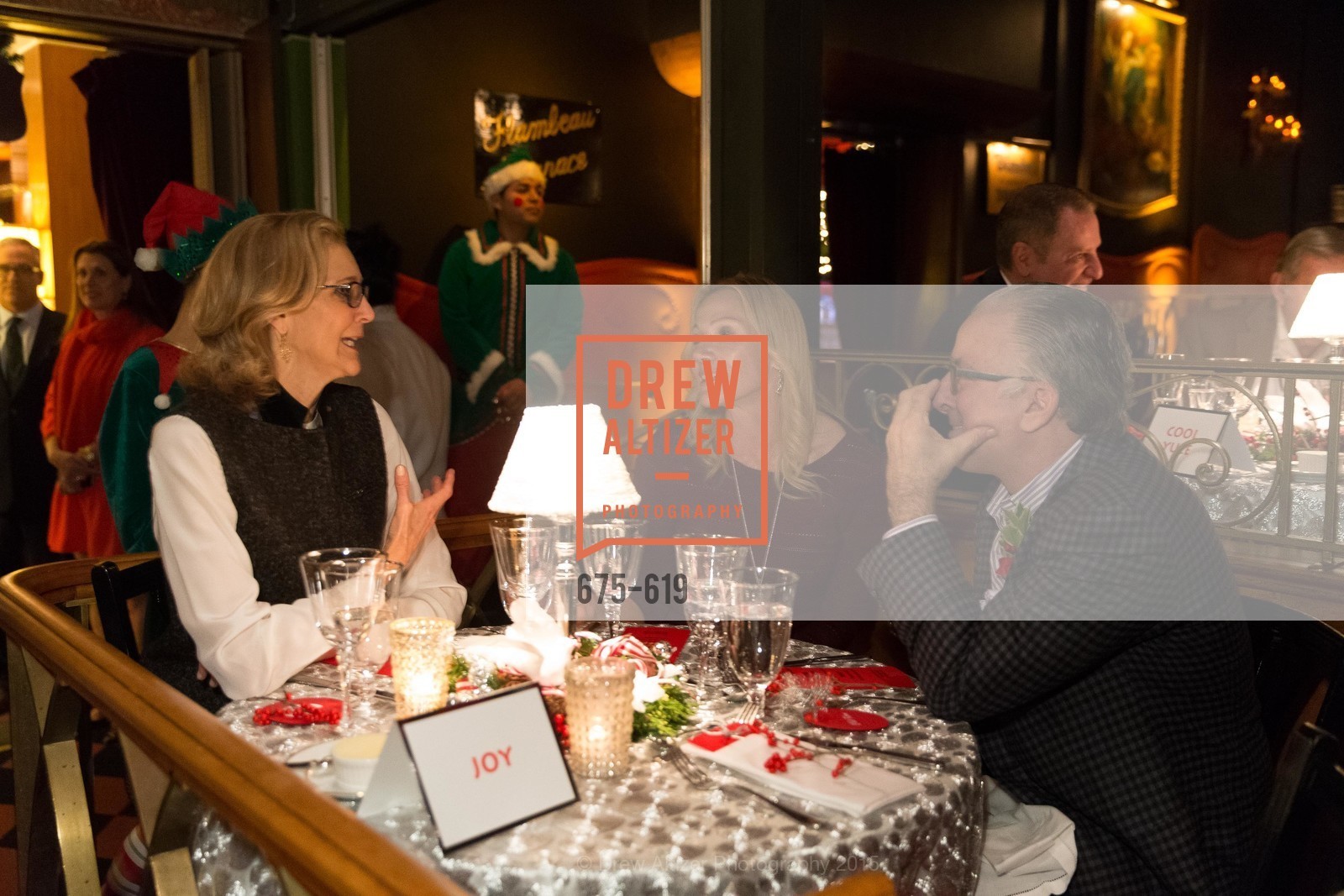Jennifer Biederbeck, Rosemary Baker, Elliott Felson, Shansby/Matarasso Holiday Lunch, Bimbo's 365 Club. 1025 Columbus Ave, December 4th, 2015,Drew Altizer, Drew Altizer Photography, full-service agency, private events, San Francisco photographer, photographer california