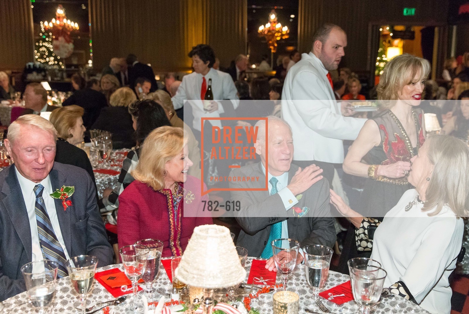 Claude Jarman, Dede Wilsey, Gary Shansby, Shansby/Matarasso Holiday Lunch, Bimbo's 365 Club. 1025 Columbus Ave, December 4th, 2015,Drew Altizer, Drew Altizer Photography, full-service agency, private events, San Francisco photographer, photographer california