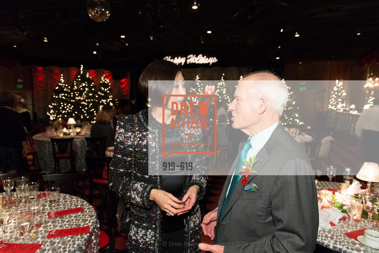Yurie Pascarella, Gary Shansby, Shansby/Matarasso Holiday Lunch, Bimbo's 365 Club. 1025 Columbus Ave, December 4th, 2015,Drew Altizer, Drew Altizer Photography, full-service agency, private events, San Francisco photographer, photographer california