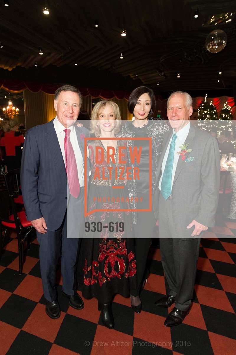 Carl Pascarella, OJ Shansby, Yurie Pascarella, Gary Shansby, Shansby/Matarasso Holiday Lunch, Bimbo's 365 Club. 1025 Columbus Ave, December 4th, 2015,Drew Altizer, Drew Altizer Photography, full-service agency, private events, San Francisco photographer, photographer california