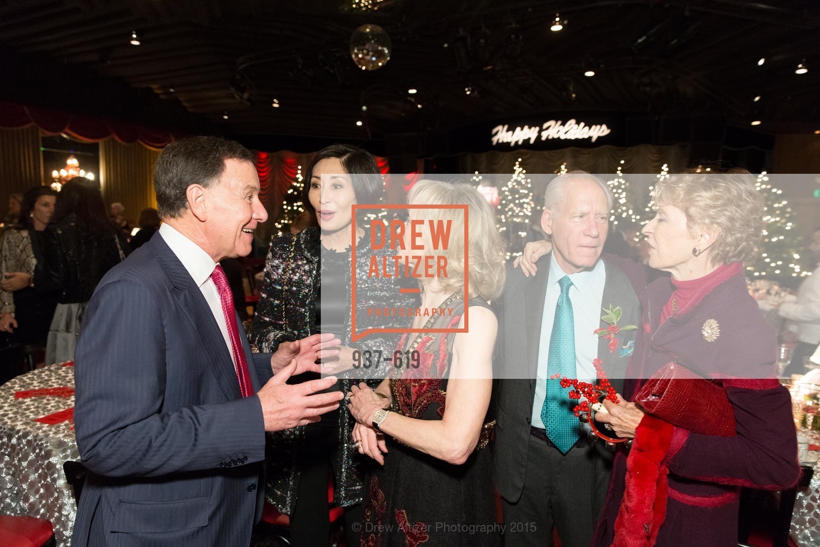 Carl Pascarella, Yurie Pascarella, OJ Shansby, Gary Shansby, Barbara Brookins-schneider, Shansby/Matarasso Holiday Lunch, Bimbo's 365 Club. 1025 Columbus Ave, December 4th, 2015,Drew Altizer, Drew Altizer Photography, full-service event agency, private events, San Francisco photographer, photographer California