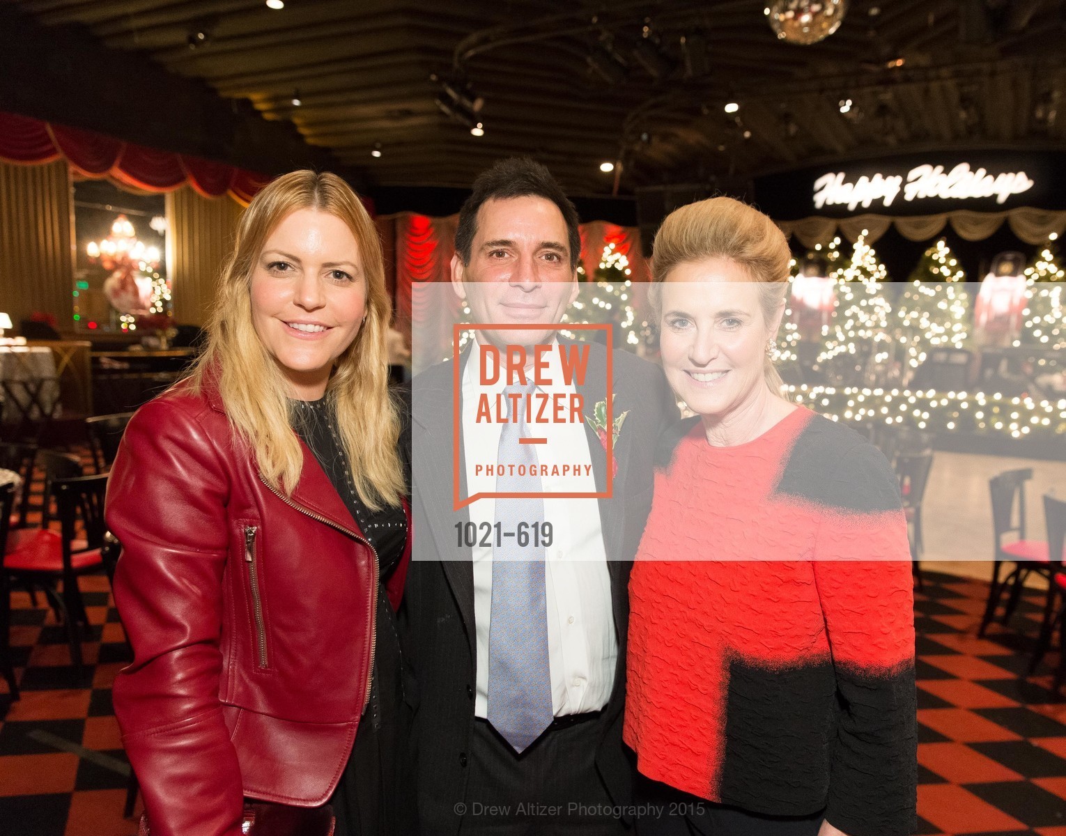 Suzanne Felson, Seth Matarasso, Lisa Goldman, Shansby/Matarasso Holiday Lunch, Bimbo's 365 Club. 1025 Columbus Ave, December 4th, 2015,Drew Altizer, Drew Altizer Photography, full-service agency, private events, San Francisco photographer, photographer california
