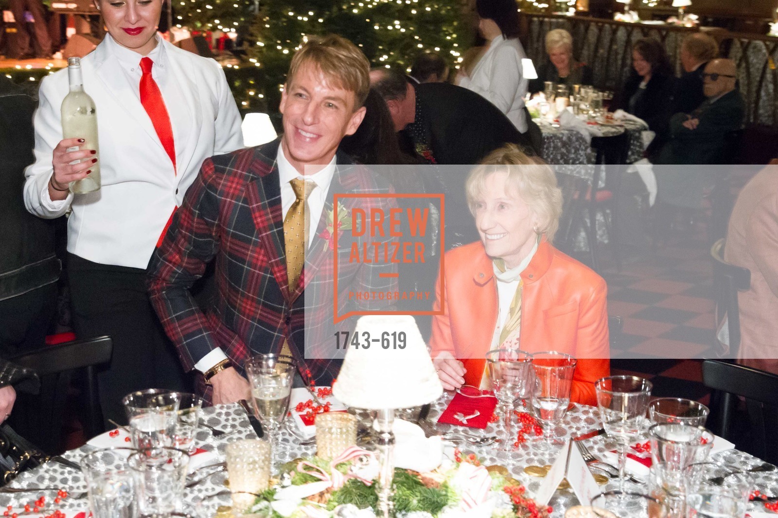 Jack Calhoun, Nancy Bechtle, Shansby/Matarasso Holiday Lunch, Bimbo's 365 Club. 1025 Columbus Ave, December 4th, 2015,Drew Altizer, Drew Altizer Photography, full-service agency, private events, San Francisco photographer, photographer california