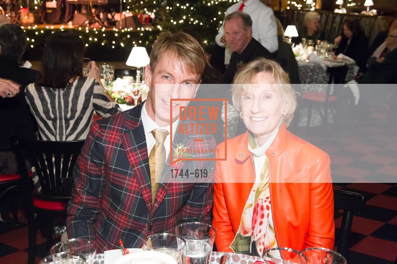 Jack Calhoun, Nancy Bechtle, Shansby/Matarasso Holiday Lunch, Bimbo's 365 Club. 1025 Columbus Ave, December 4th, 2015,Drew Altizer, Drew Altizer Photography, full-service agency, private events, San Francisco photographer, photographer california