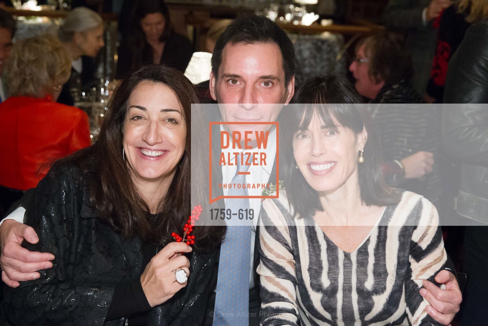Pam Baer, Seth Matarasso, Shansby/Matarasso Holiday Lunch, Bimbo's 365 Club. 1025 Columbus Ave, December 4th, 2015,Drew Altizer, Drew Altizer Photography, full-service agency, private events, San Francisco photographer, photographer california