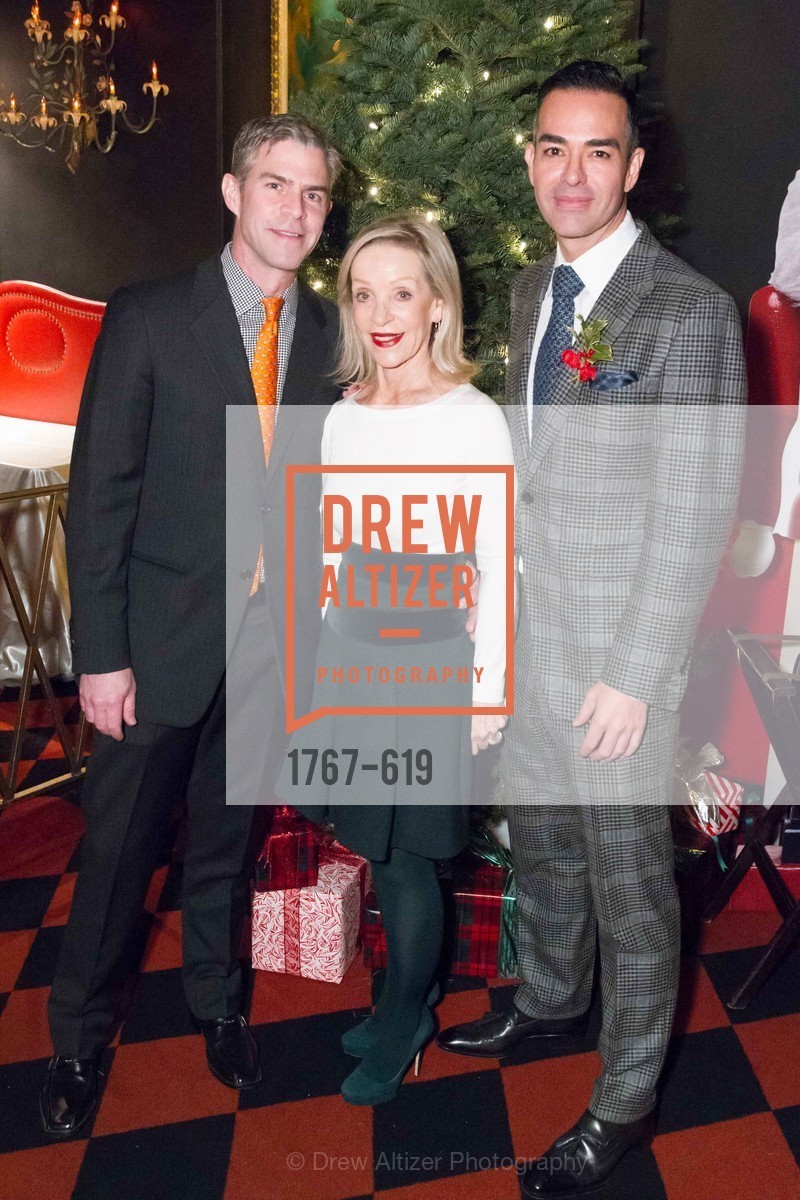 James Rogers, Barbara Brown, Greg Lopez, Shansby/Matarasso Holiday Lunch, Bimbo's 365 Club. 1025 Columbus Ave, December 4th, 2015,Drew Altizer, Drew Altizer Photography, full-service agency, private events, San Francisco photographer, photographer california