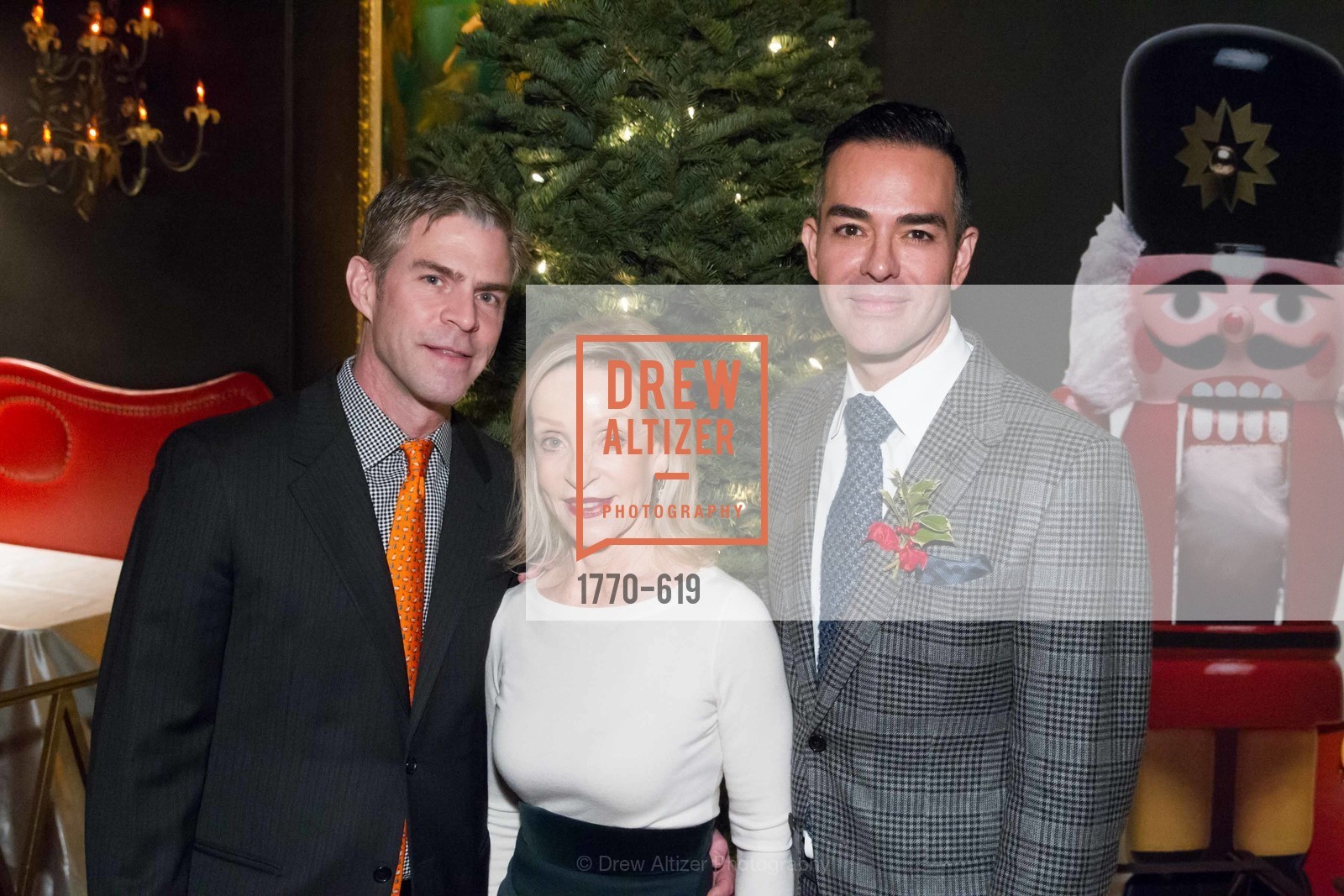 James Rogers, Barbara Brown, Greg Lopez, Shansby/Matarasso Holiday Lunch, Bimbo's 365 Club. 1025 Columbus Ave, December 4th, 2015,Drew Altizer, Drew Altizer Photography, full-service agency, private events, San Francisco photographer, photographer california