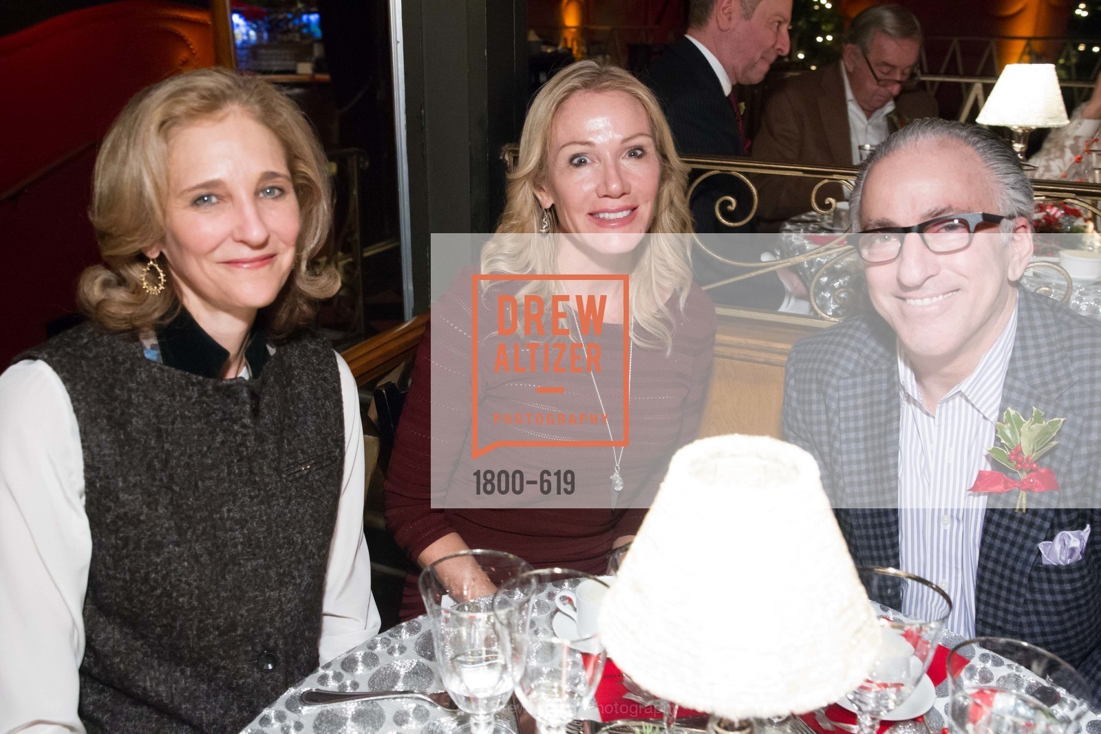 Jennifer Biederbeck, Rosemary Baker, Elliott Felson, Shansby/Matarasso Holiday Lunch, Bimbo's 365 Club. 1025 Columbus Ave, December 4th, 2015,Drew Altizer, Drew Altizer Photography, full-service event agency, private events, San Francisco photographer, photographer California