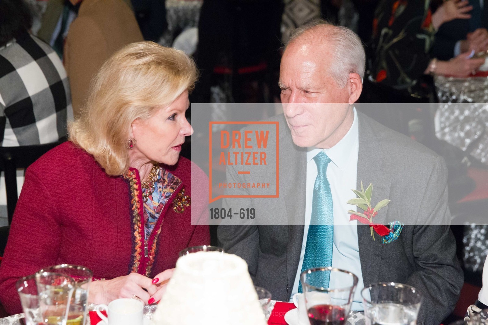 Dede Wilsey, Gary Shansby, Shansby/Matarasso Holiday Lunch, Bimbo's 365 Club. 1025 Columbus Ave, December 4th, 2015,Drew Altizer, Drew Altizer Photography, full-service agency, private events, San Francisco photographer, photographer california