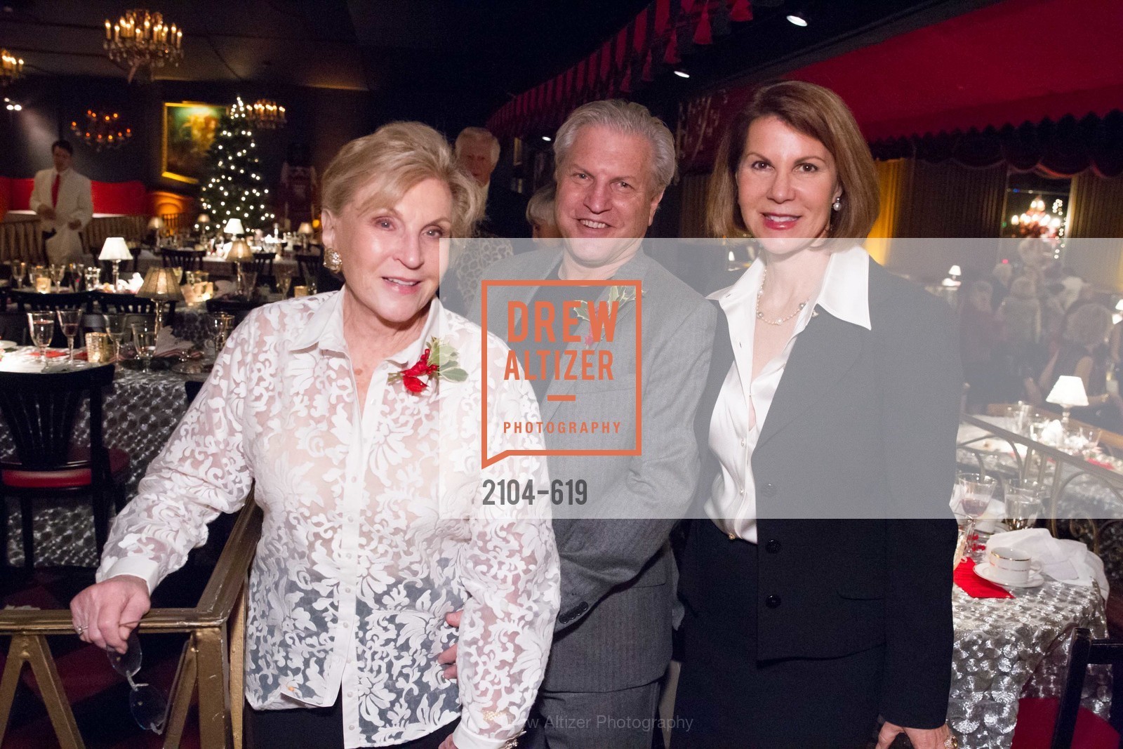 Lois Lehrman, Paul Lehrman, Katie Jarman, Shansby/Matarasso Holiday Lunch, Bimbo's 365 Club. 1025 Columbus Ave, December 4th, 2015,Drew Altizer, Drew Altizer Photography, full-service agency, private events, San Francisco photographer, photographer california