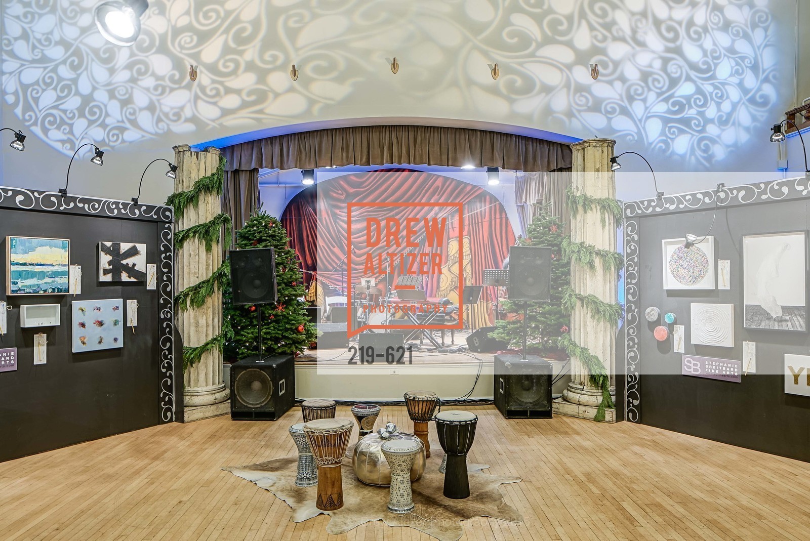 Atmosphere, Children of Shelters' Jingle and Mingle, Golden Gate Club. 135 Fisher Loop, December 3rd, 2015,Drew Altizer, Drew Altizer Photography, full-service agency, private events, San Francisco photographer, photographer california