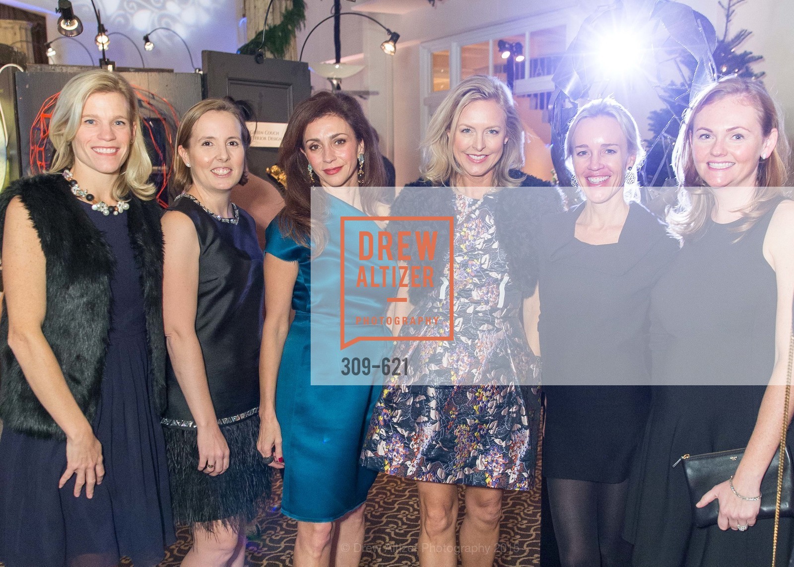 Liz Webb, Katie Rothschild, Maryam Muduroglu, Kate Sheridan Chung, Heidi Castelein, Katie Spalding, Children of Shelters' Jingle and Mingle, Golden Gate Club. 135 Fisher Loop, December 3rd, 2015,Drew Altizer, Drew Altizer Photography, full-service agency, private events, San Francisco photographer, photographer california