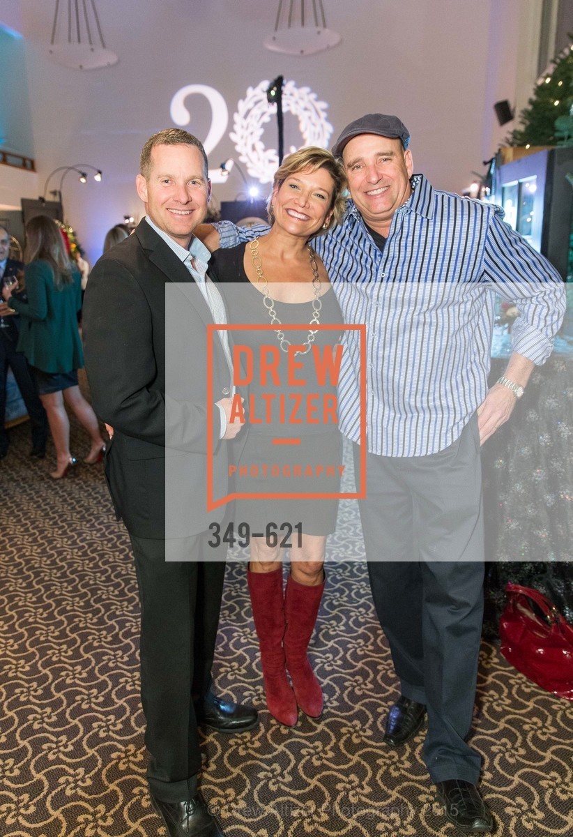 James Stewart, Soraya Aughney, Patrick Aughney, Children of Shelters' Jingle and Mingle, Golden Gate Club. 135 Fisher Loop, December 3rd, 2015, Photo #349-621 James Stewart, Soraya Aughney, Patrick Aughney, Photo #349-621