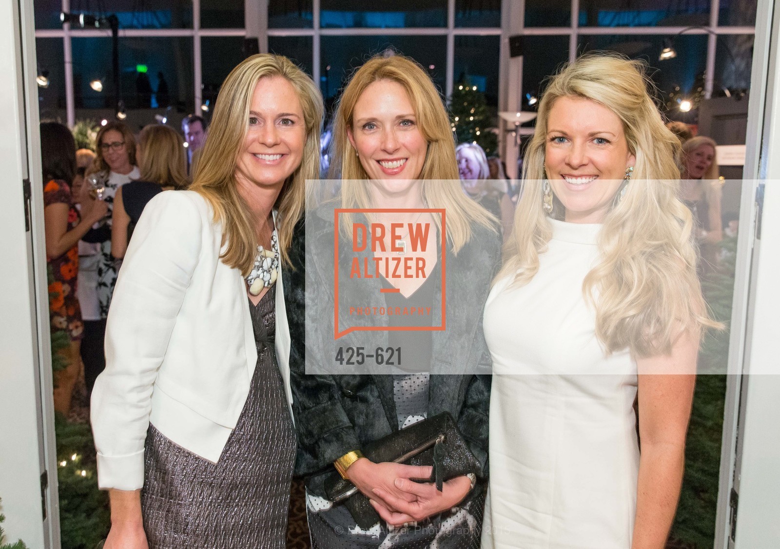 Katie Seymore, Claire Zintak, Mimi Swank, Children of Shelters' Jingle and Mingle, Golden Gate Club. 135 Fisher Loop, December 3rd, 2015,Drew Altizer, Drew Altizer Photography, full-service agency, private events, San Francisco photographer, photographer california