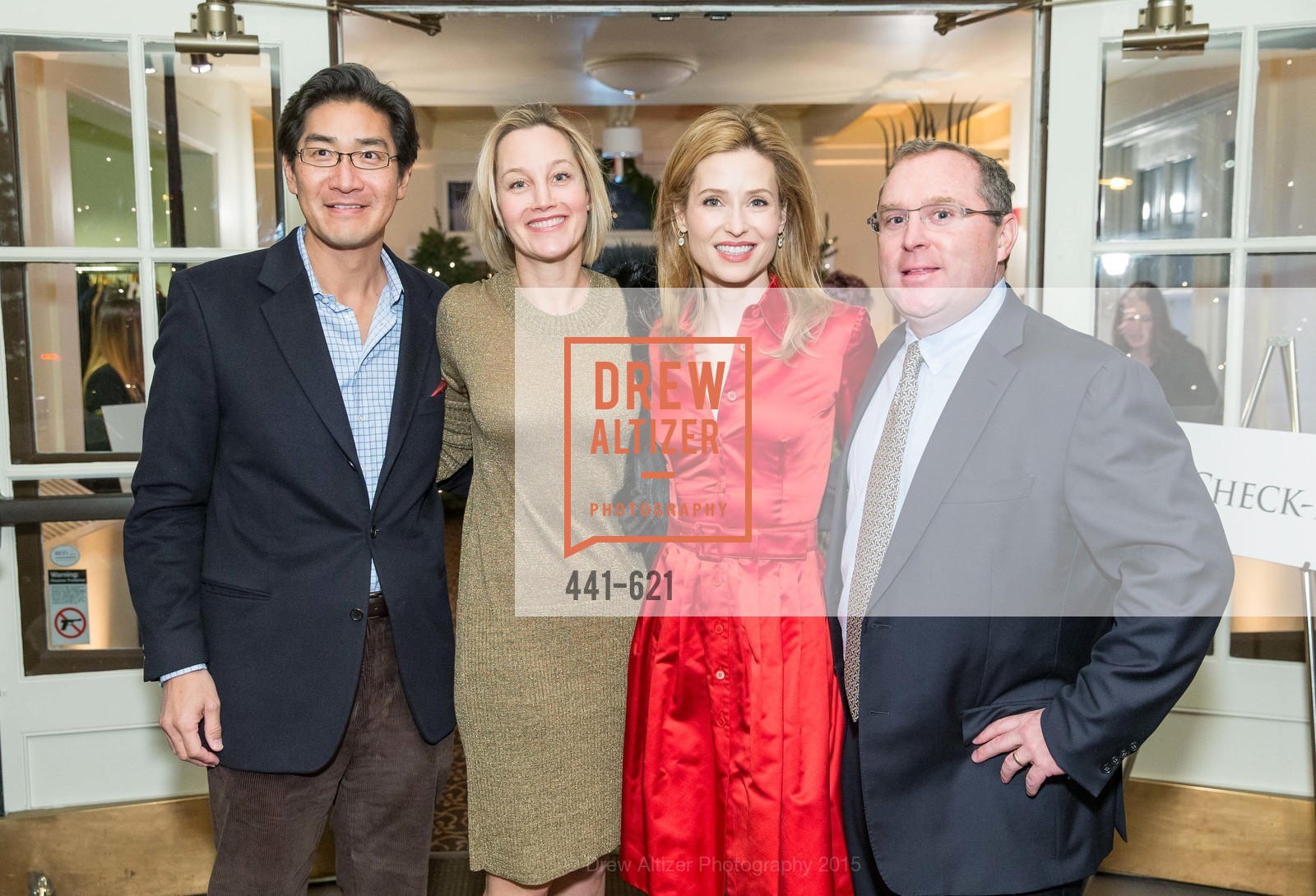David Chung, Erin Glenn, Kate Harbin, Children of Shelters' Jingle and Mingle, Golden Gate Club. 135 Fisher Loop, December 3rd, 2015,Drew Altizer, Drew Altizer Photography, full-service agency, private events, San Francisco photographer, photographer california