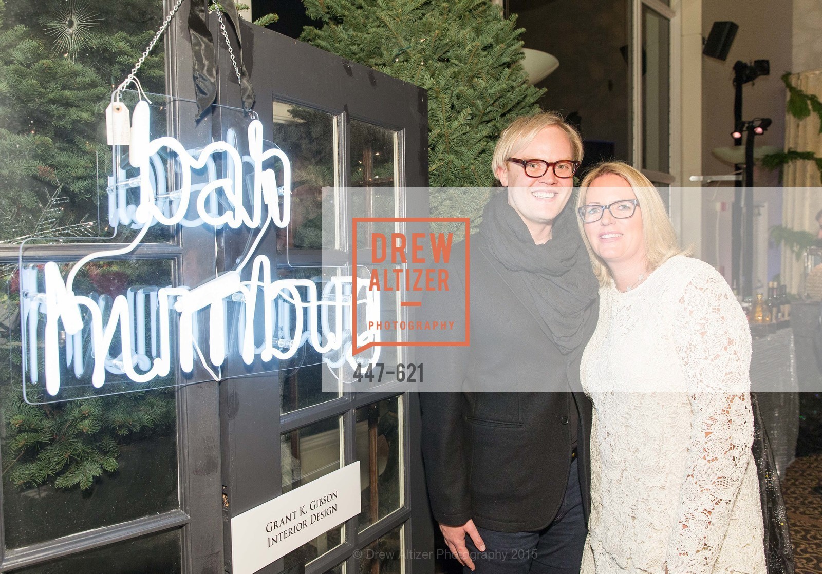 Grant Gibson, Monica Pauli, Children of Shelters' Jingle and Mingle, Golden Gate Club. 135 Fisher Loop, December 3rd, 2015, Photo #447-621 Grant Gibson, Monica Pauli, Photo #447-621