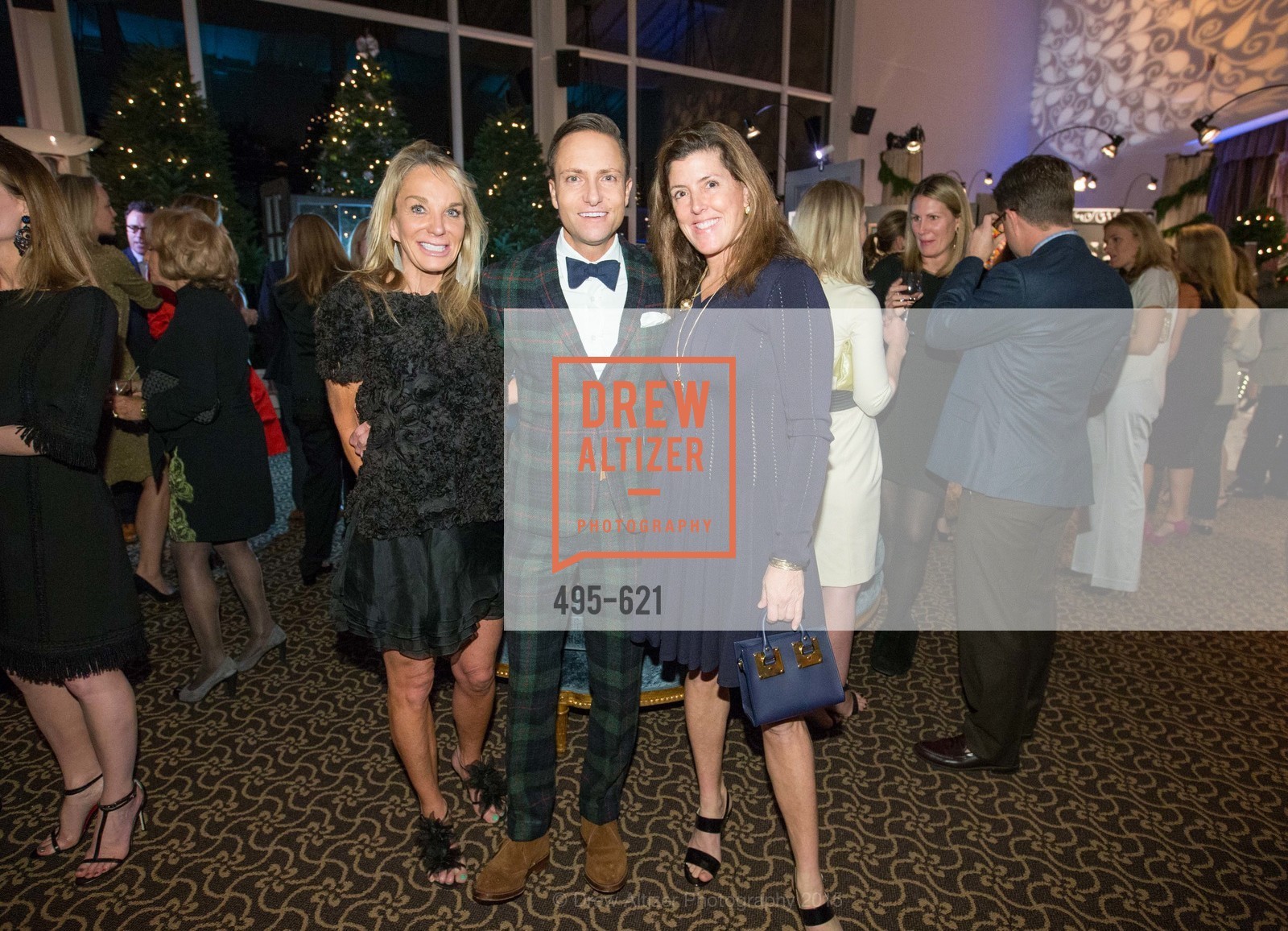 Michelle Cheatham, Ken Fulk, Liz Larned, Children of Shelters' Jingle and Mingle, Golden Gate Club. 135 Fisher Loop, December 3rd, 2015,Drew Altizer, Drew Altizer Photography, full-service event agency, private events, San Francisco photographer, photographer California