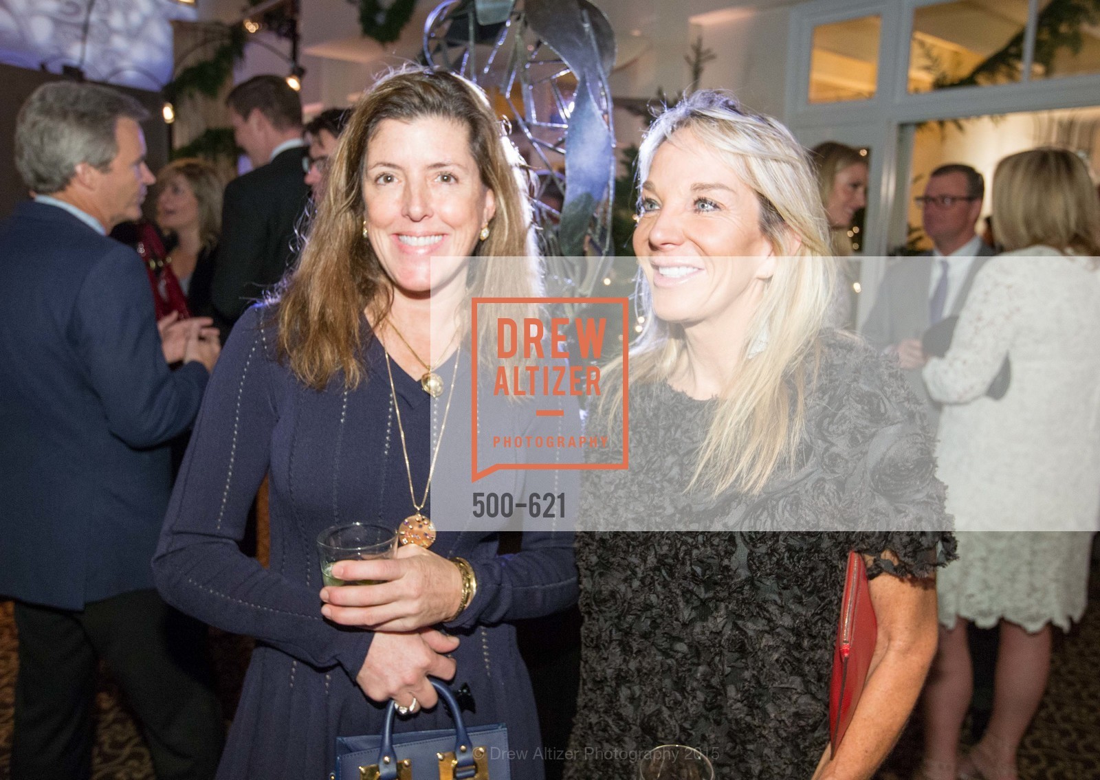 Liz Larned, Michelle Cheatham, Children of Shelters' Jingle and Mingle, Golden Gate Club. 135 Fisher Loop, December 3rd, 2015,Drew Altizer, Drew Altizer Photography, full-service agency, private events, San Francisco photographer, photographer california