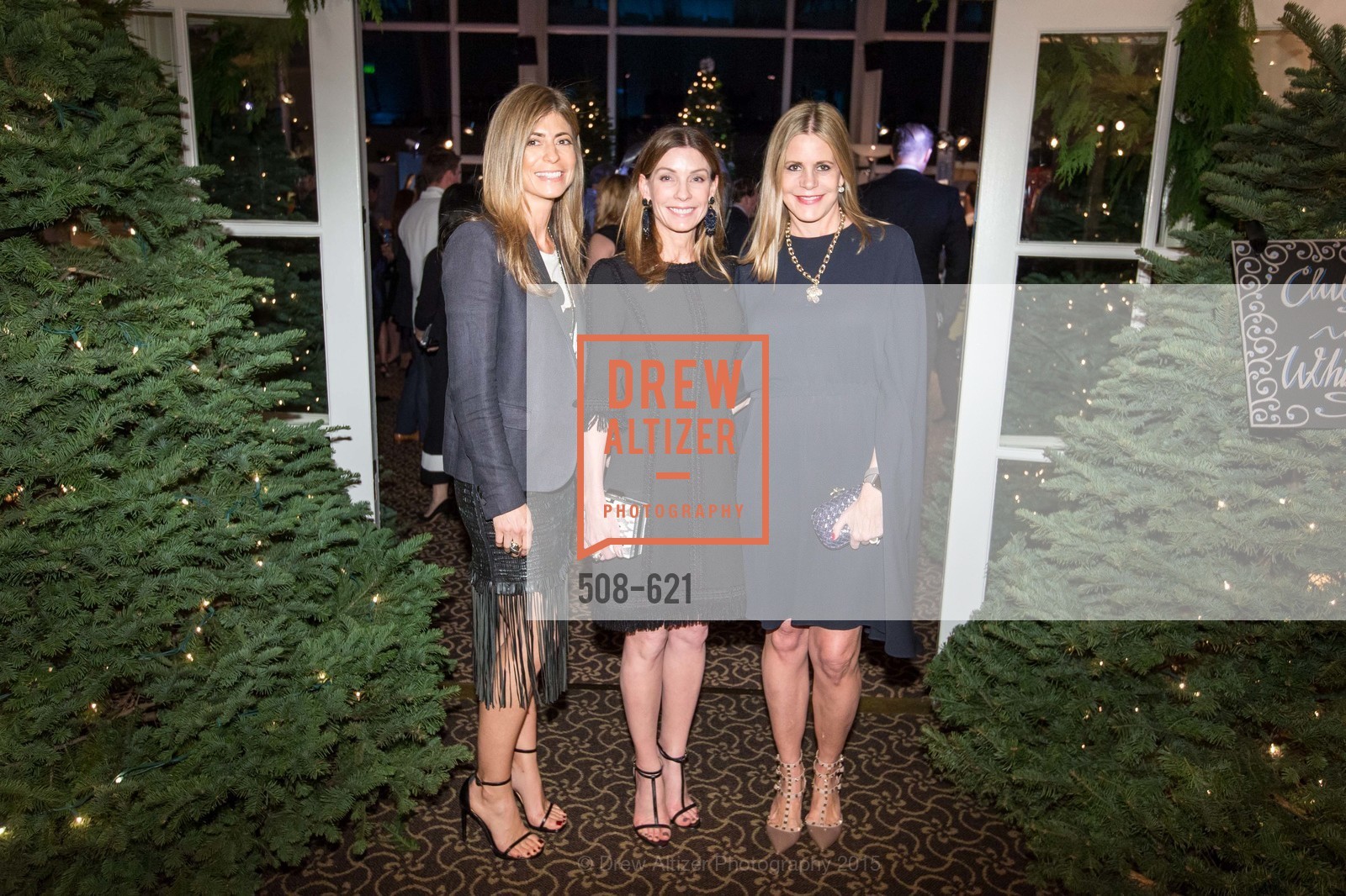 Alexandra Wells, Lisa Zanze, Mary Beth Shimmon, Children of Shelters' Jingle and Mingle, Golden Gate Club. 135 Fisher Loop, December 3rd, 2015,Drew Altizer, Drew Altizer Photography, full-service agency, private events, San Francisco photographer, photographer california
