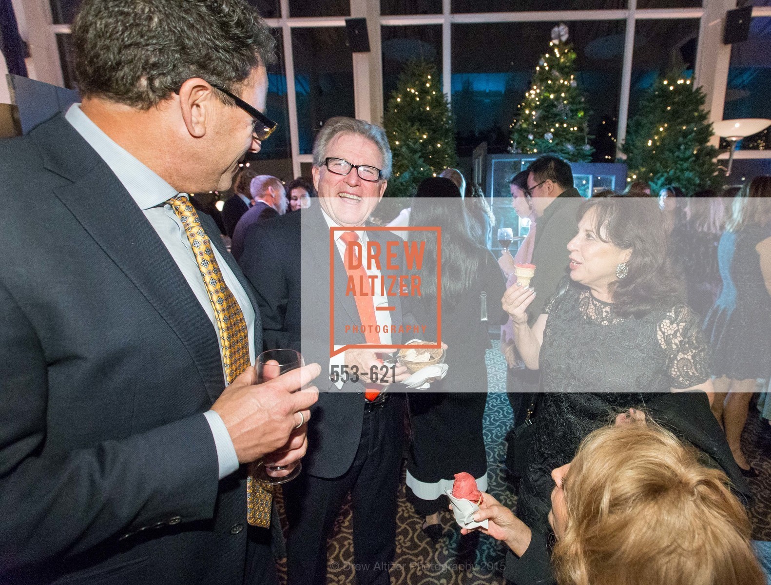 Charles Orr, Dena Williams, Children of Shelters' Jingle and Mingle, Golden Gate Club. 135 Fisher Loop, December 3rd, 2015,Drew Altizer, Drew Altizer Photography, full-service agency, private events, San Francisco photographer, photographer california