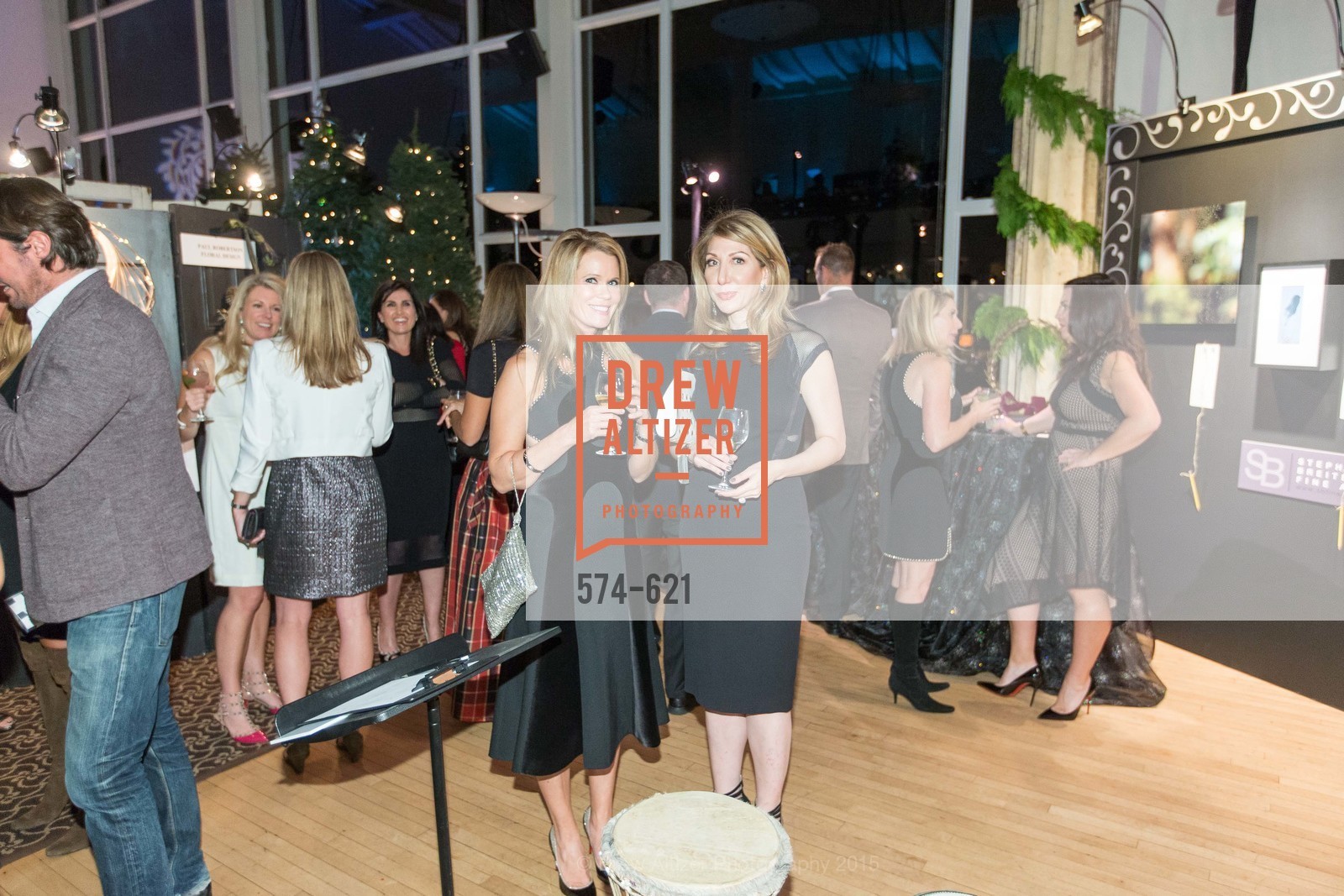Stephanie Tuttle, Melissa Boxer-Zill, Children of Shelters' Jingle and Mingle, Golden Gate Club. 135 Fisher Loop, December 3rd, 2015,Drew Altizer, Drew Altizer Photography, full-service agency, private events, San Francisco photographer, photographer california