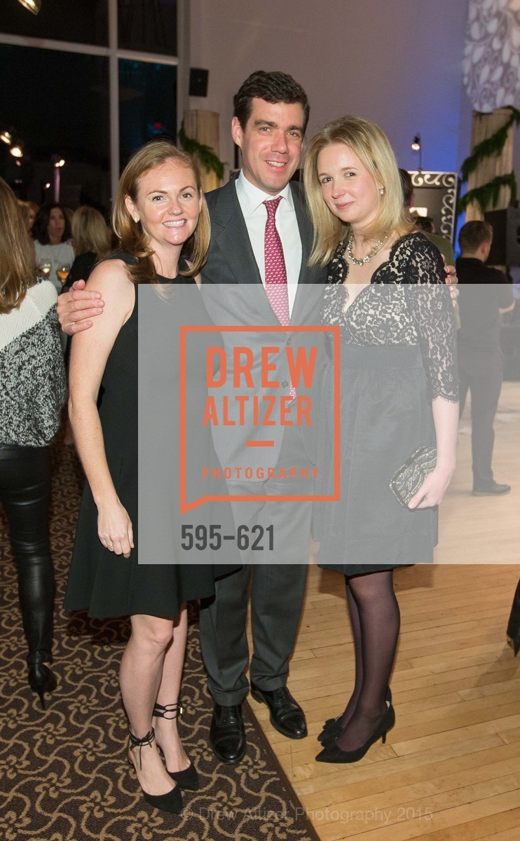 Katie Spalding, Guillaume de Pracomtal, Harriet de Pracomtal, Children of Shelters' Jingle and Mingle, Golden Gate Club. 135 Fisher Loop, December 3rd, 2015,Drew Altizer, Drew Altizer Photography, full-service agency, private events, San Francisco photographer, photographer california
