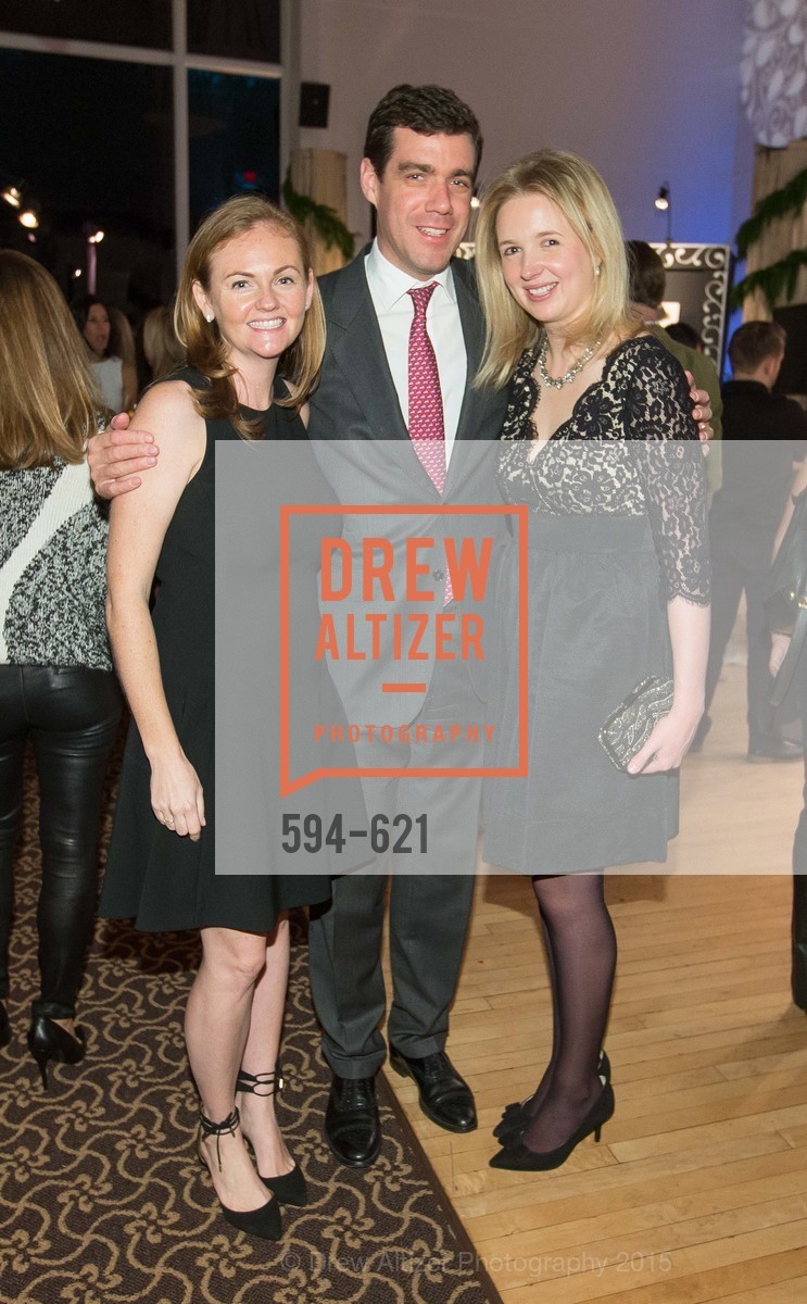 Katie Spalding, Guillaume de Pracomtal, Harriet de Pracomtal, Children of Shelters' Jingle and Mingle, Golden Gate Club. 135 Fisher Loop, December 3rd, 2015,Drew Altizer, Drew Altizer Photography, full-service agency, private events, San Francisco photographer, photographer california