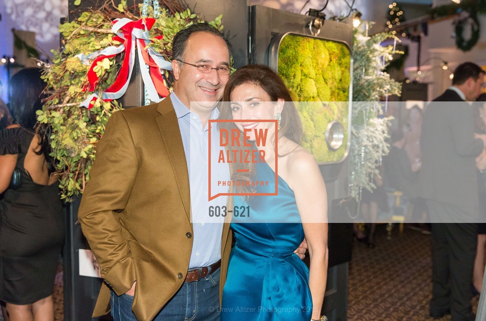 Oran Muduroglu, Maryam Muduroglu, Children of Shelters' Jingle and Mingle, Golden Gate Club. 135 Fisher Loop, December 3rd, 2015,Drew Altizer, Drew Altizer Photography, full-service agency, private events, San Francisco photographer, photographer california