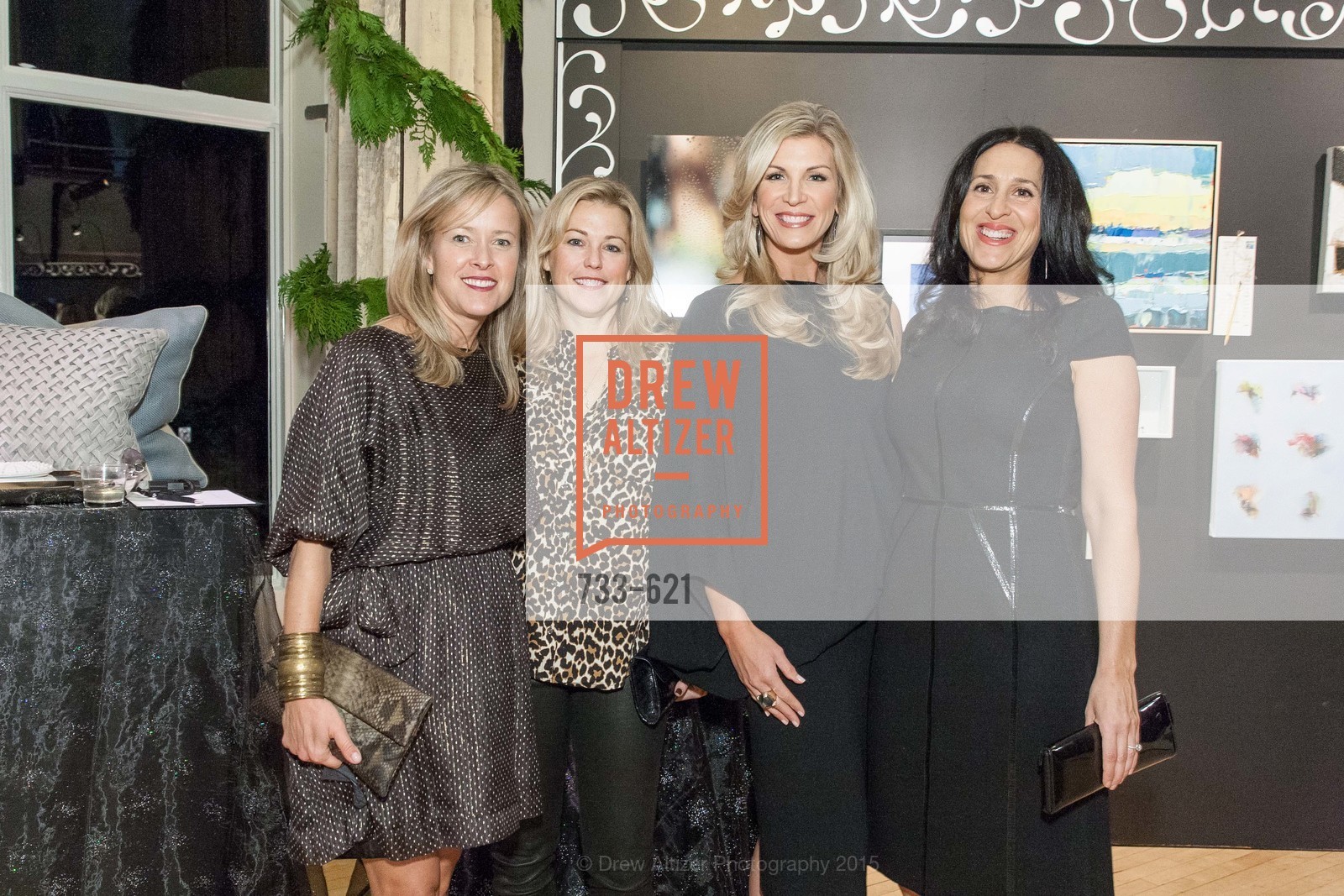Jenny Stegall, Christina Dunning, Shonaree Michael, Celeen Stenzler, Children of Shelters' Jingle and Mingle, Golden Gate Club. 135 Fisher Loop, December 3rd, 2015,Drew Altizer, Drew Altizer Photography, full-service agency, private events, San Francisco photographer, photographer california